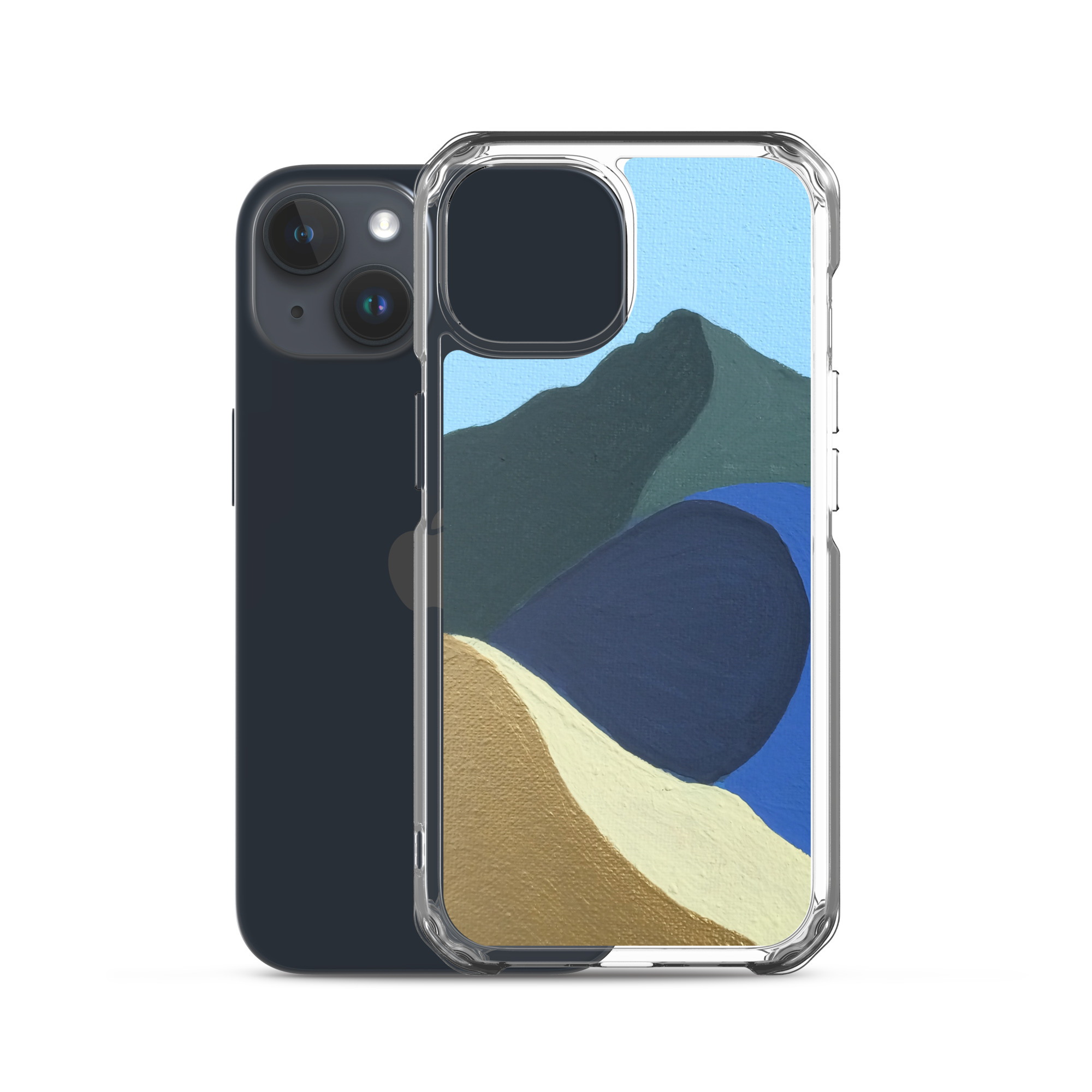 Clear Case for iPhone® Colors of Mt Tamalpais Painting (print) - Image 38