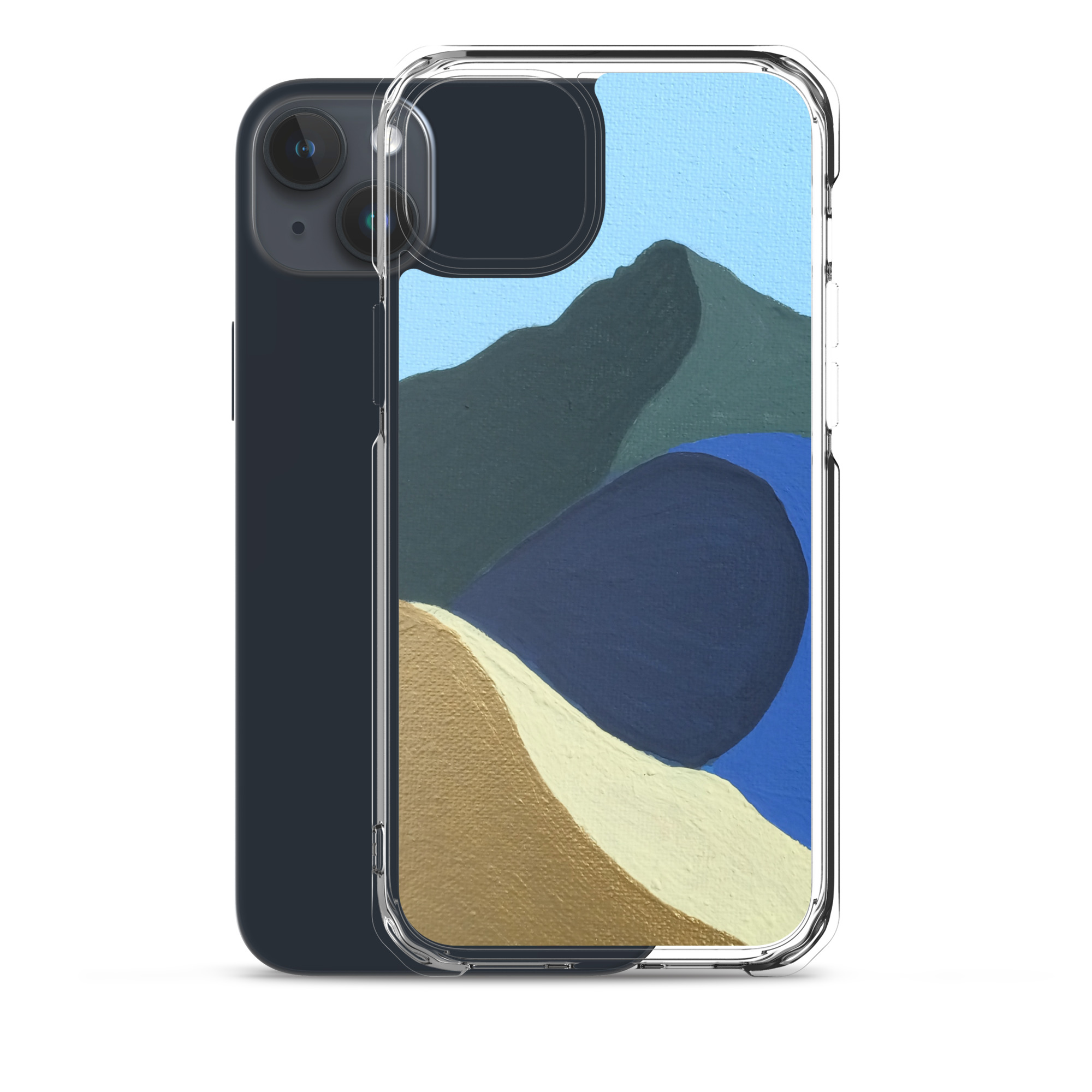 Clear Case for iPhone® Colors of Mt Tamalpais Painting (print) - Image 32