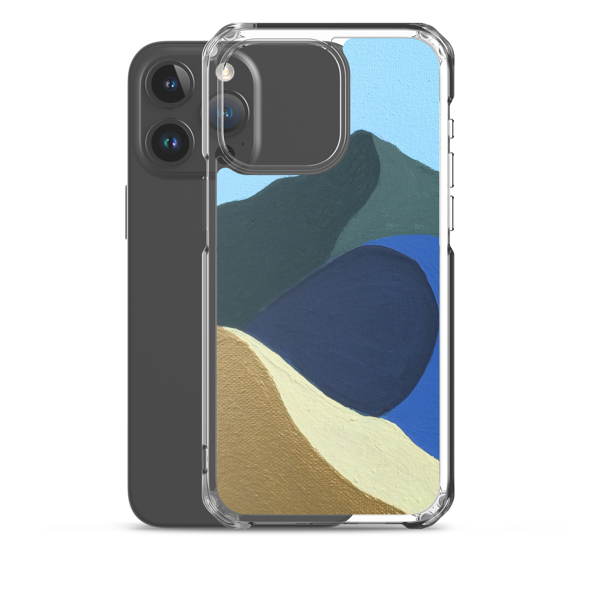 Clear Case for iPhone® Colors of Mt Tamalpais Painting (print) - Image 34