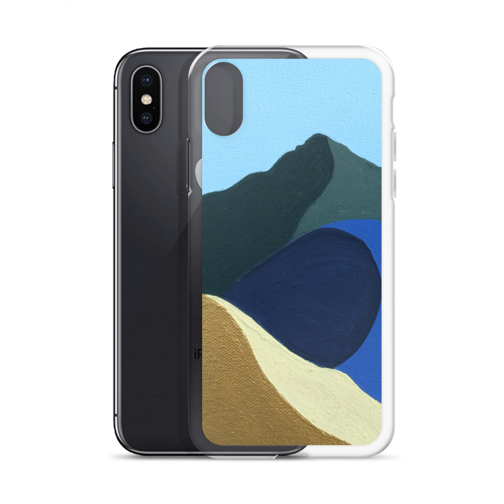 Clear Case for iPhone® Colors of Mt Tamalpais Painting (print) - Image 44