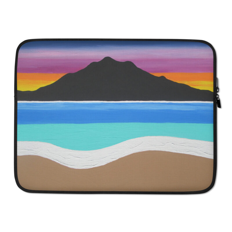 Laptop Sleeve Sleeping Lady's Serene Mt Tamalpais Twilight Shoreline
