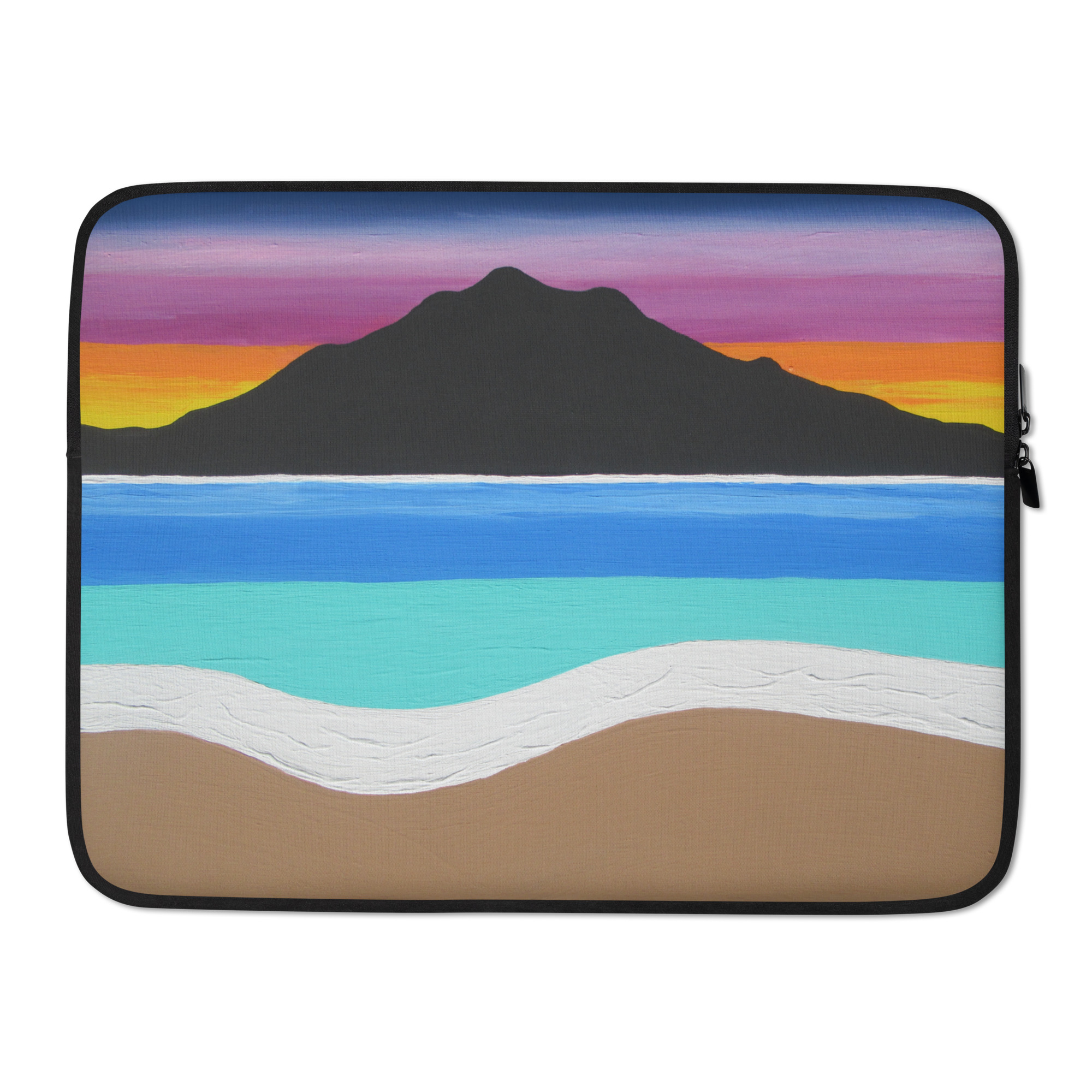 Laptop Sleeve Sleeping Lady's Serene Mt Tamalpais Twilight Shoreline