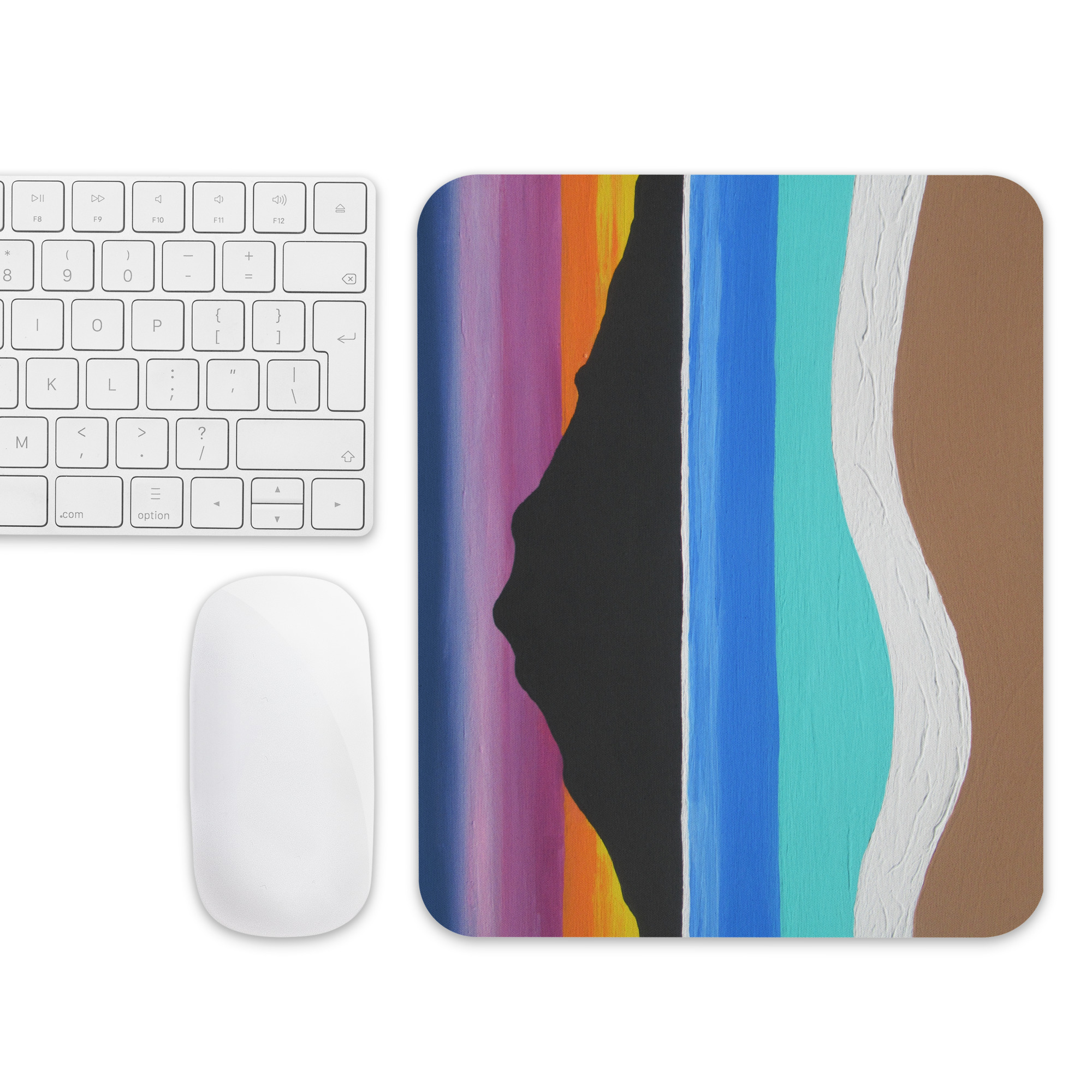 Mouse pad The Sleeping Lady's Serene Twilight Shoreline Mt Tamalpais - Image 3