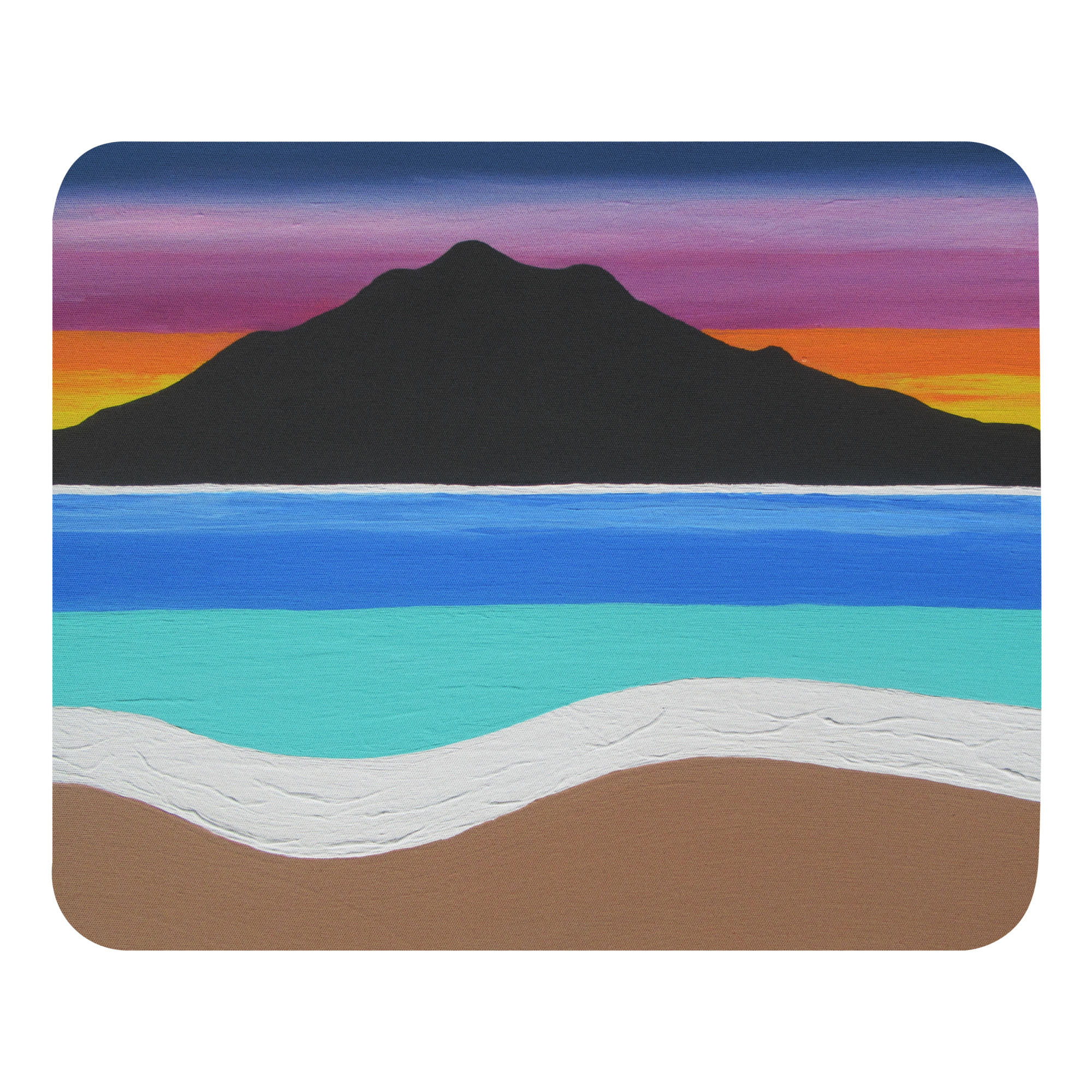 Mouse pad The Sleeping Lady's Serene Twilight Shoreline Mt Tamalpais - Image 4