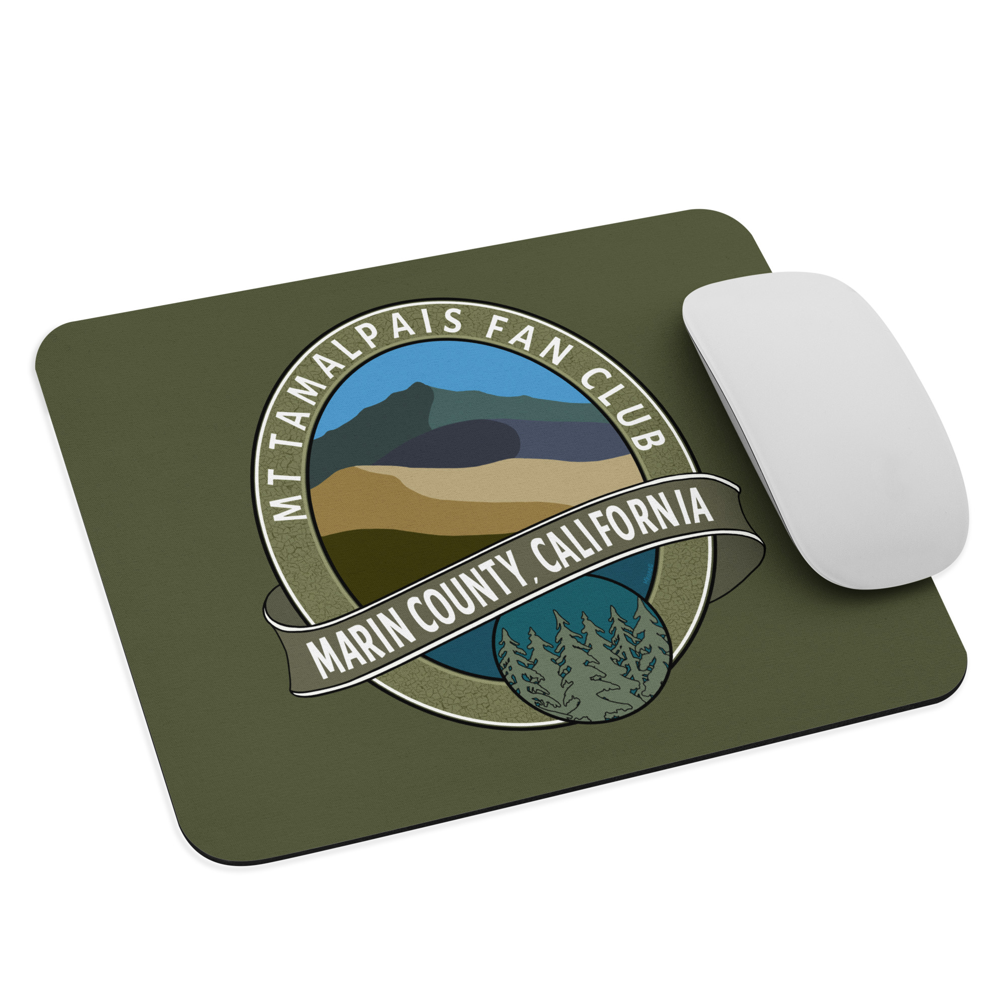 Mouse pad Oval Mt Tamalpais Fan Club Collector's Design - Image 3