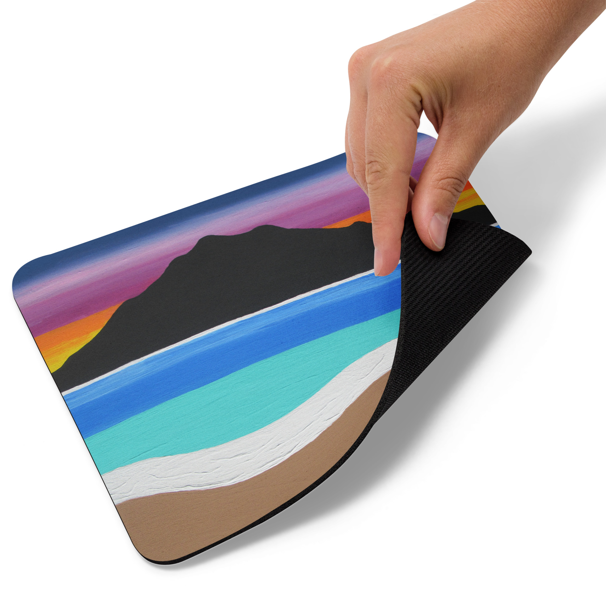 Mouse pad The Sleeping Lady's Serene Twilight Shoreline Mt Tamalpais - Image 2