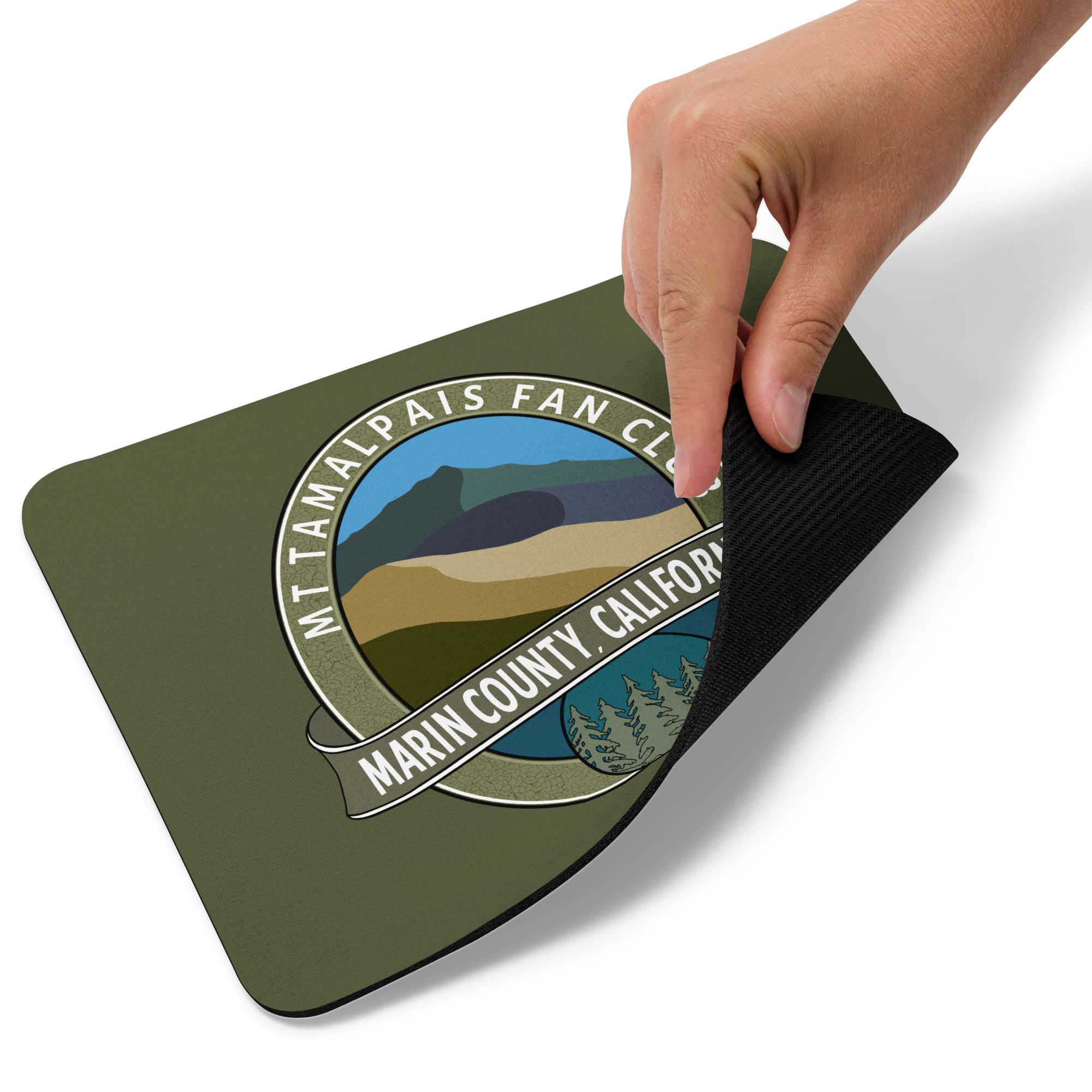 Mouse pad Oval Mt Tamalpais Fan Club Collector's Design - Image 2