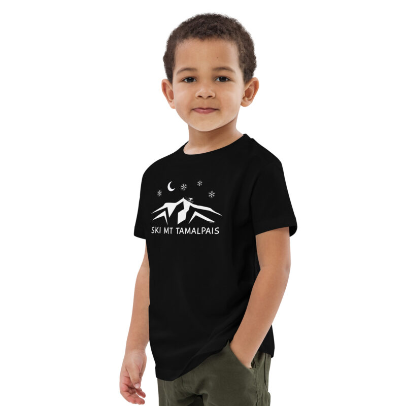 Organic cotton kids t-shirt Ski Mt Tamalpais