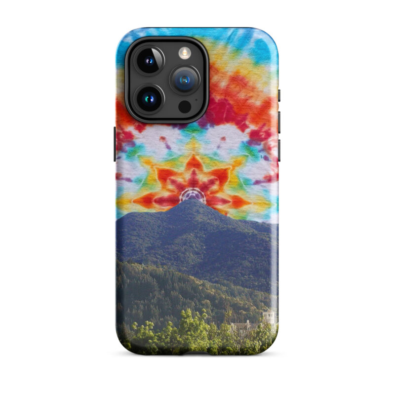 Tough Case for iPhone® Tie Dye Mt Tamalpais Sky Design