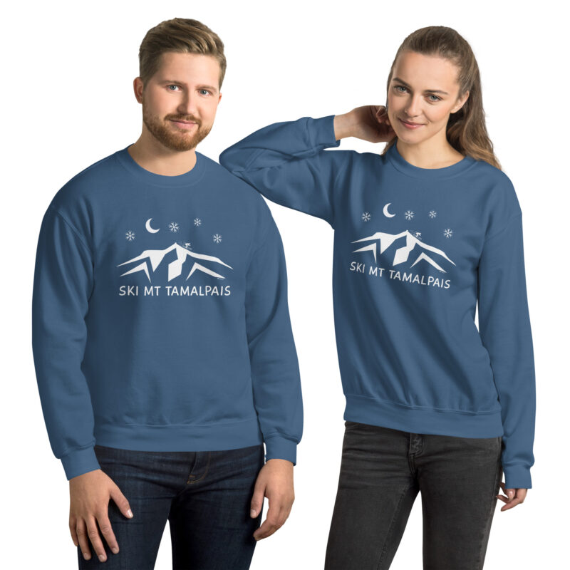 Unisex Sweatshirt Ski Mt Tamalpais