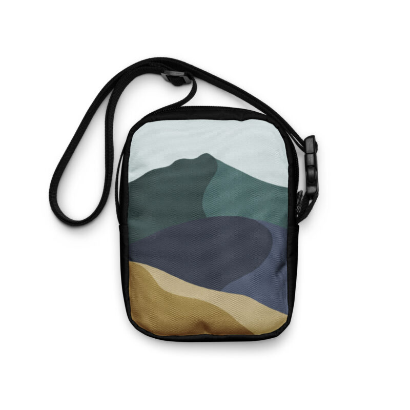 Utility crossbody bag / Hip Pack Colors of Mt Tamalpais