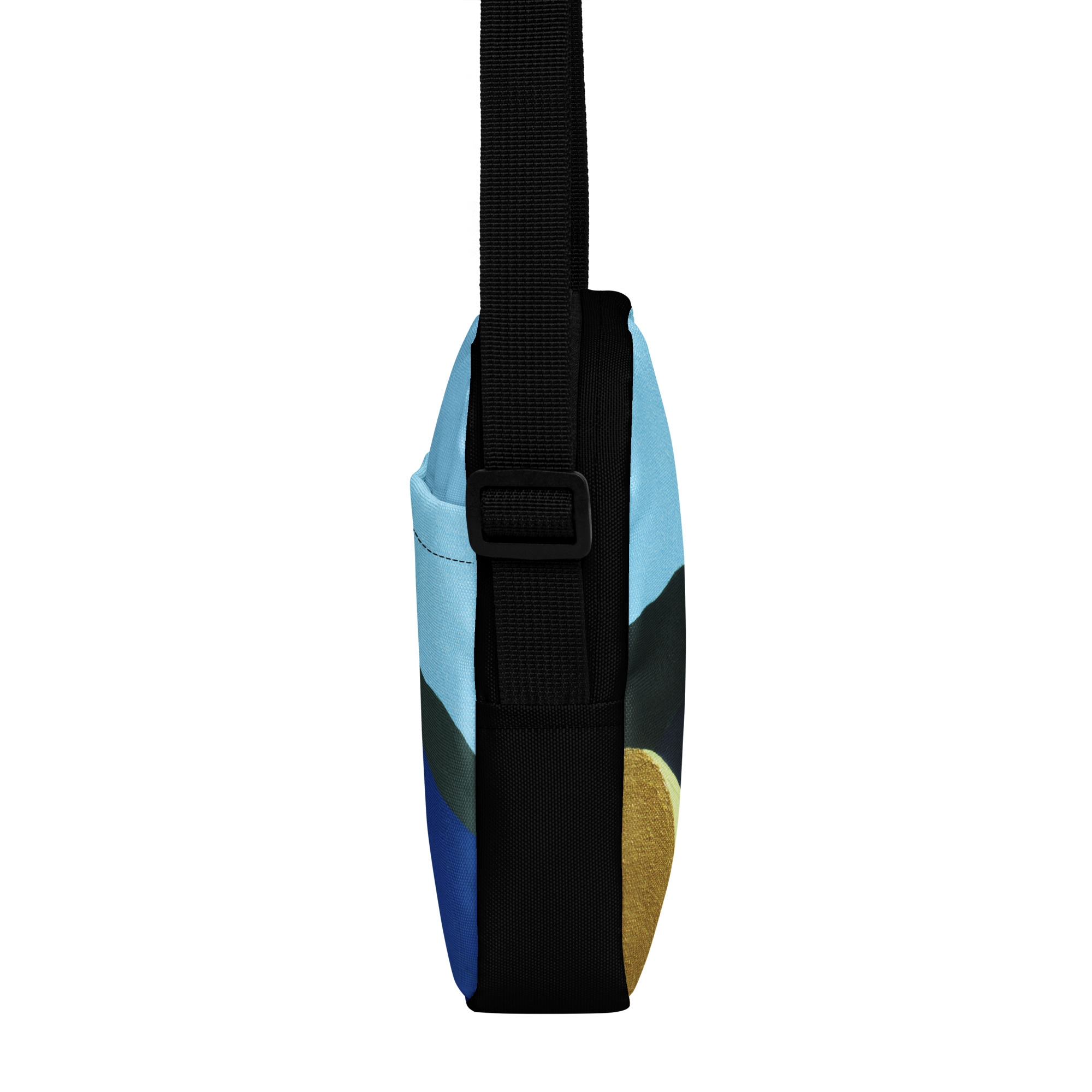 Utility crossbody bag / Hip Pack Colors of Mt Tamalpais Painting (print) - Image 7