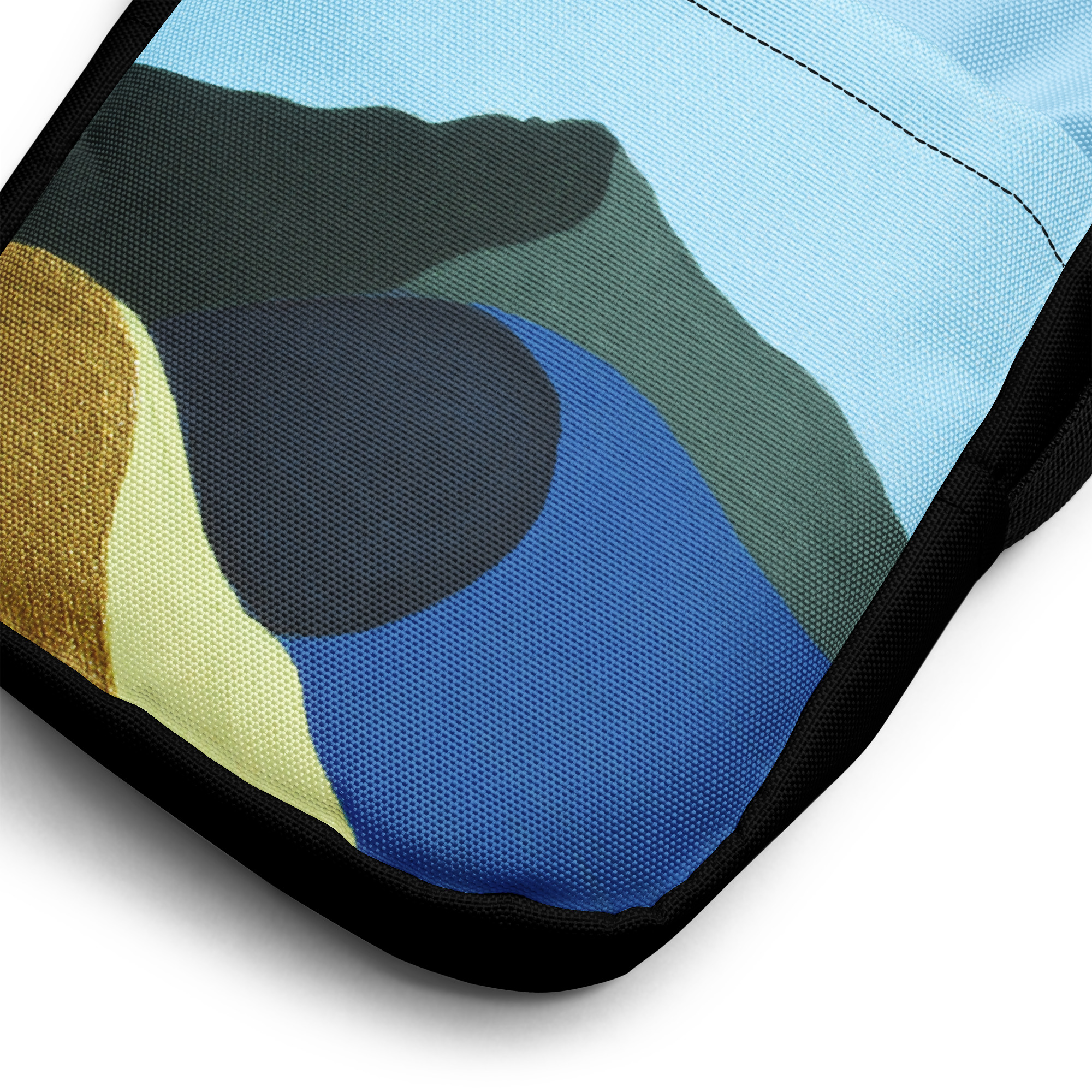 Utility crossbody bag / Hip Pack Colors of Mt Tamalpais Painting (print) - Image 5