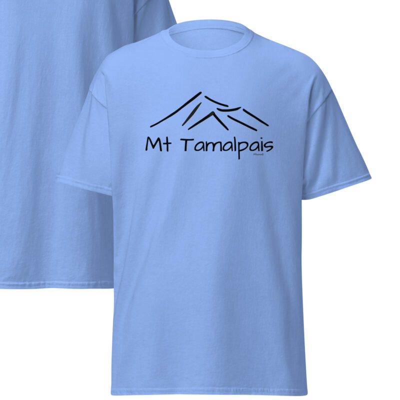 Unisex classic tee T-shirt Mt Tamalpais Graphic Design - front print