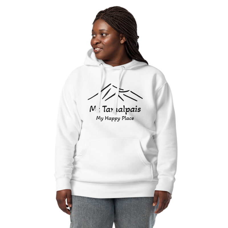 Unisex Hoodie Mt Tamalpais Graphic My Happy Place Front