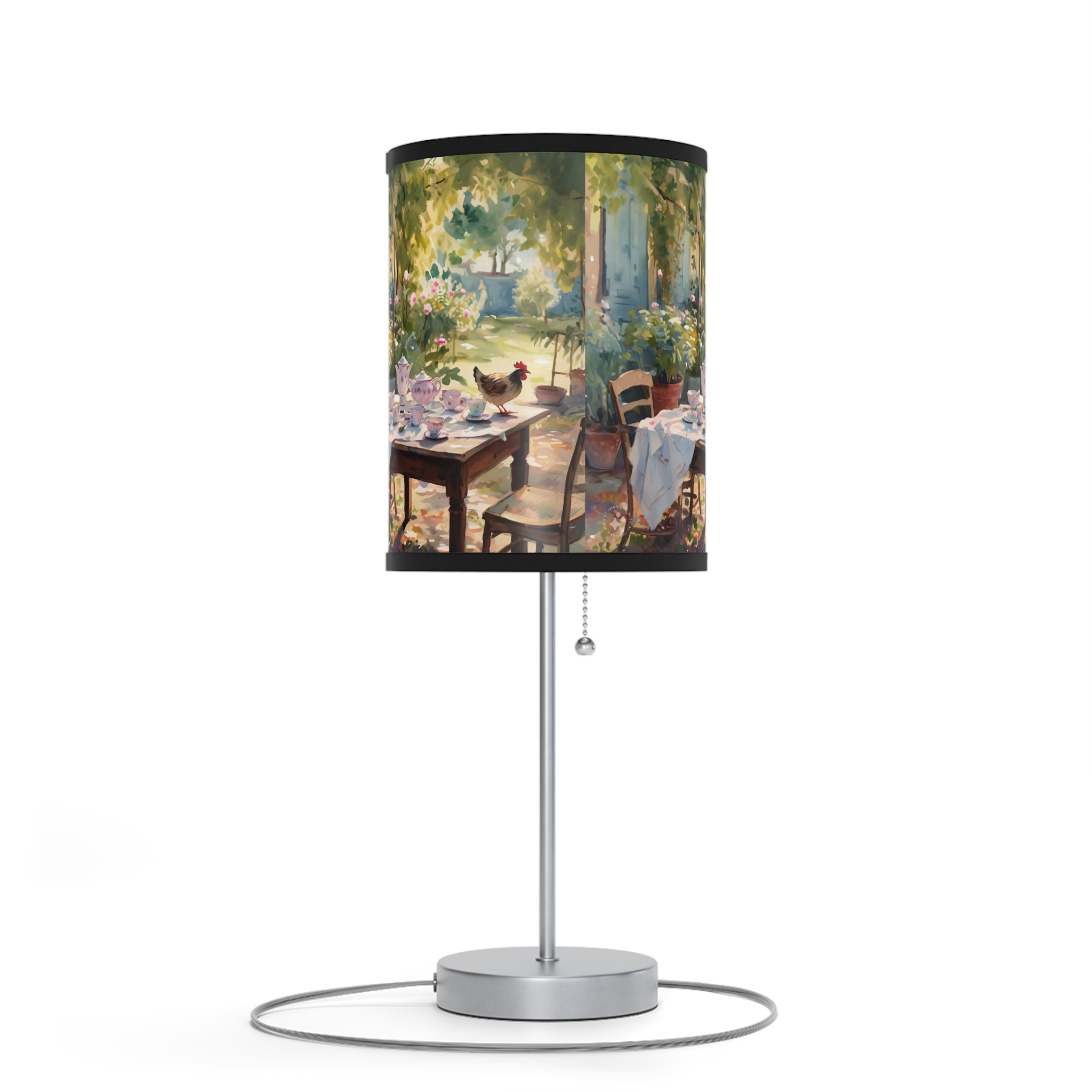 Lamp on a Stand, US|CA plug French Garden Tea Party and Window Design - Image 3