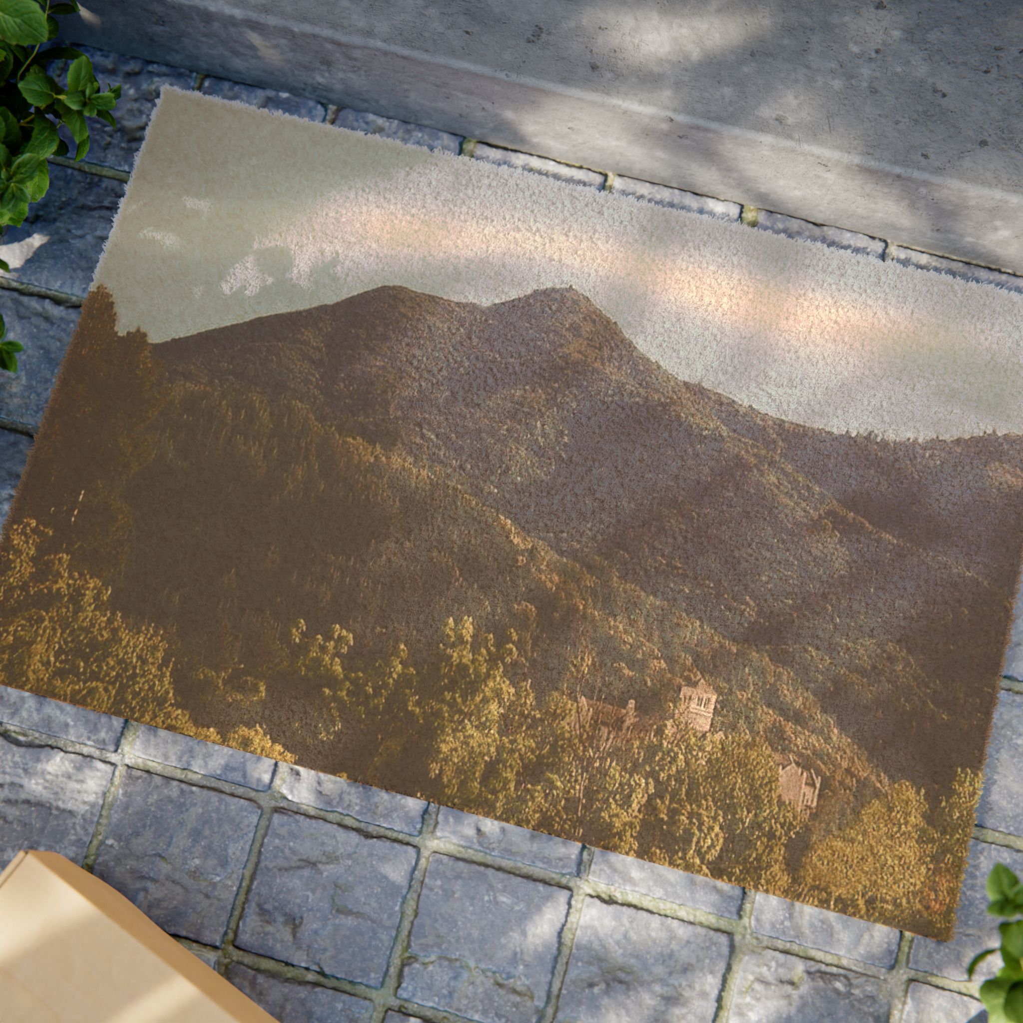 Echo Friendly Doormat Mt Tamalpais San Anselmo California Church Tower Design - Image 4
