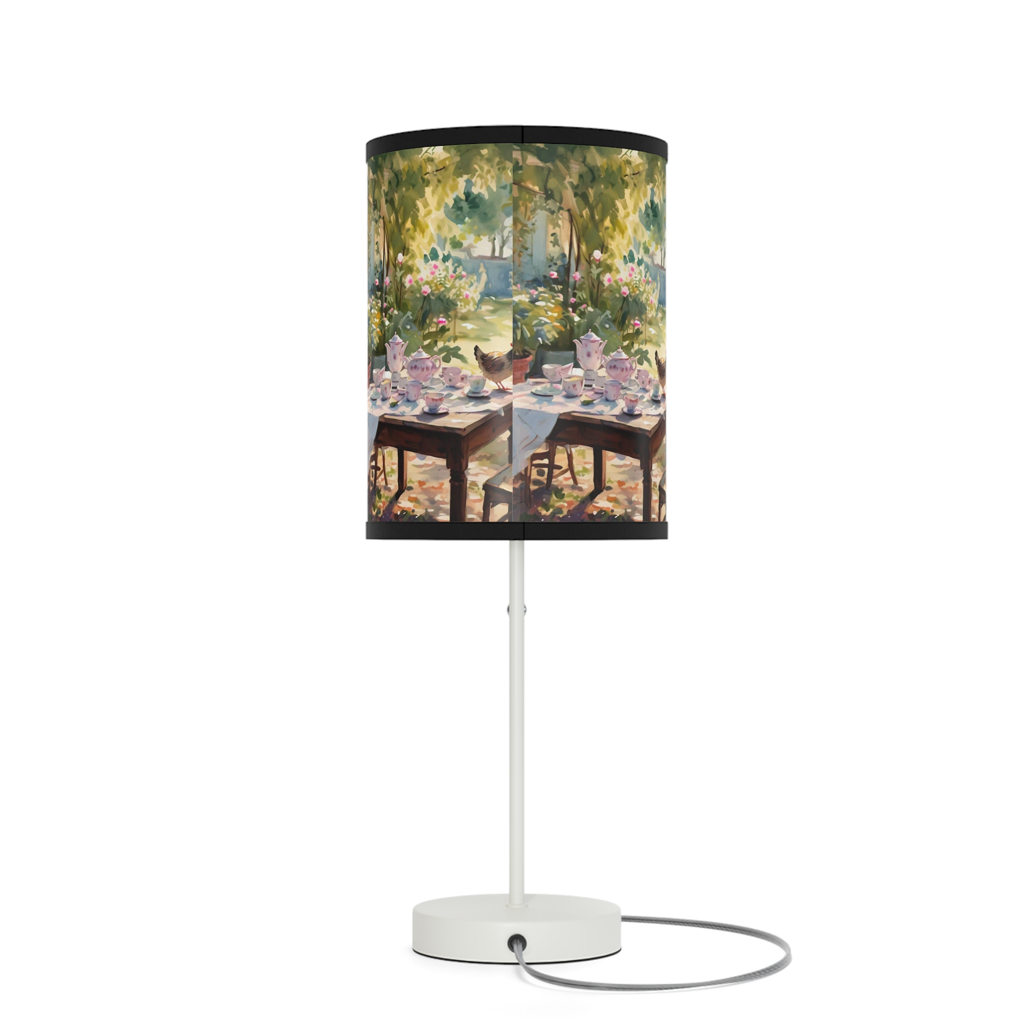 Lamp on a Stand, US|CA plug French Garden Tea Party and Window Design - Image 6