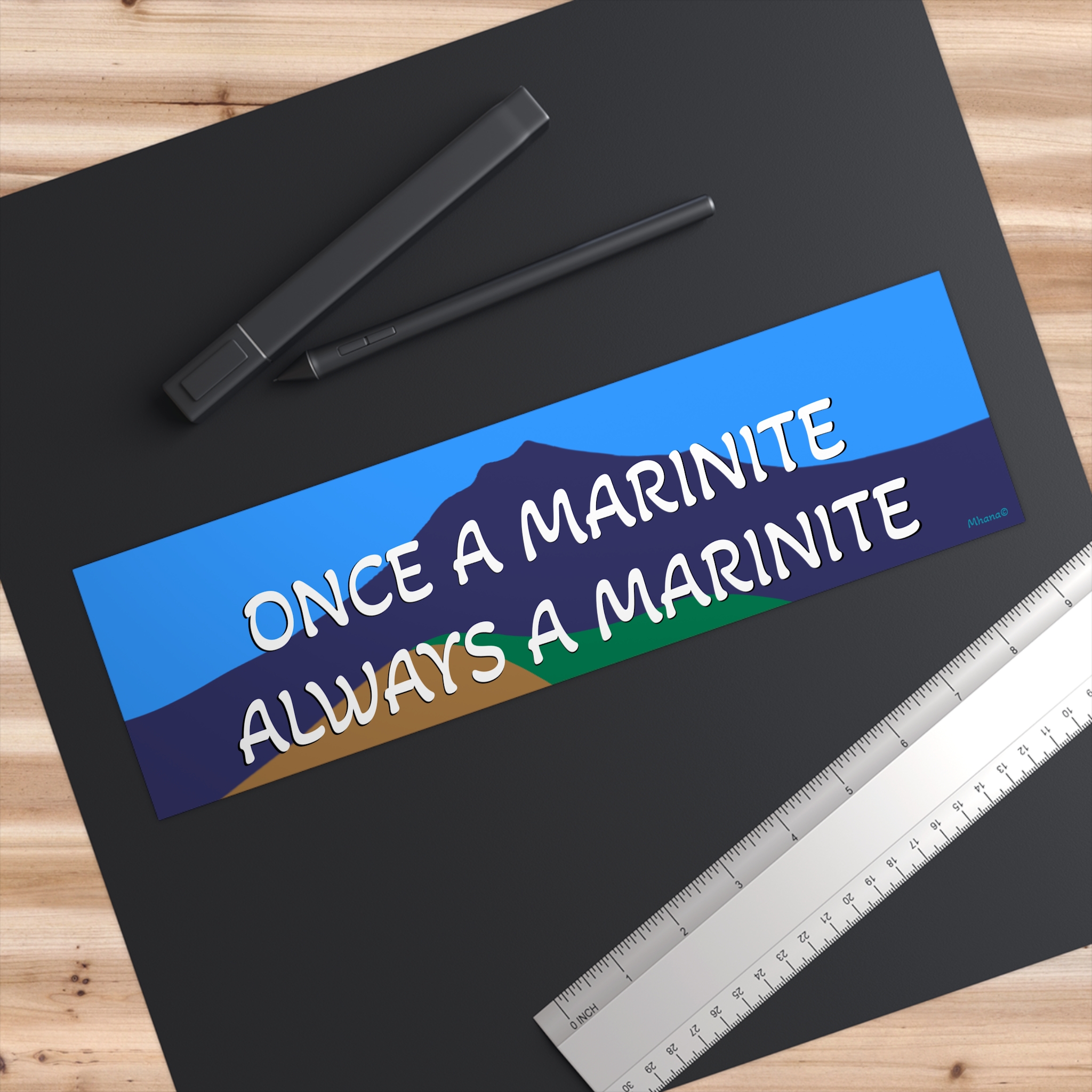 Bumper Sticker Once a Marinite, Always a Marinite - Perfect for Marin County Pride - Image 3