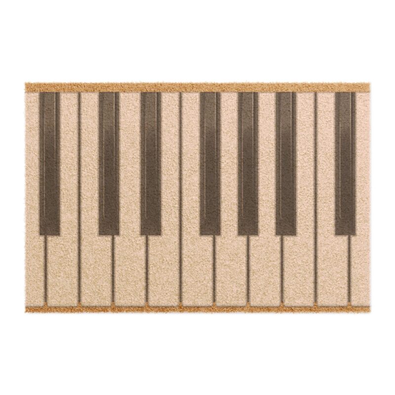 Piano Keys Doormat for Keyboardists and Music Lovers