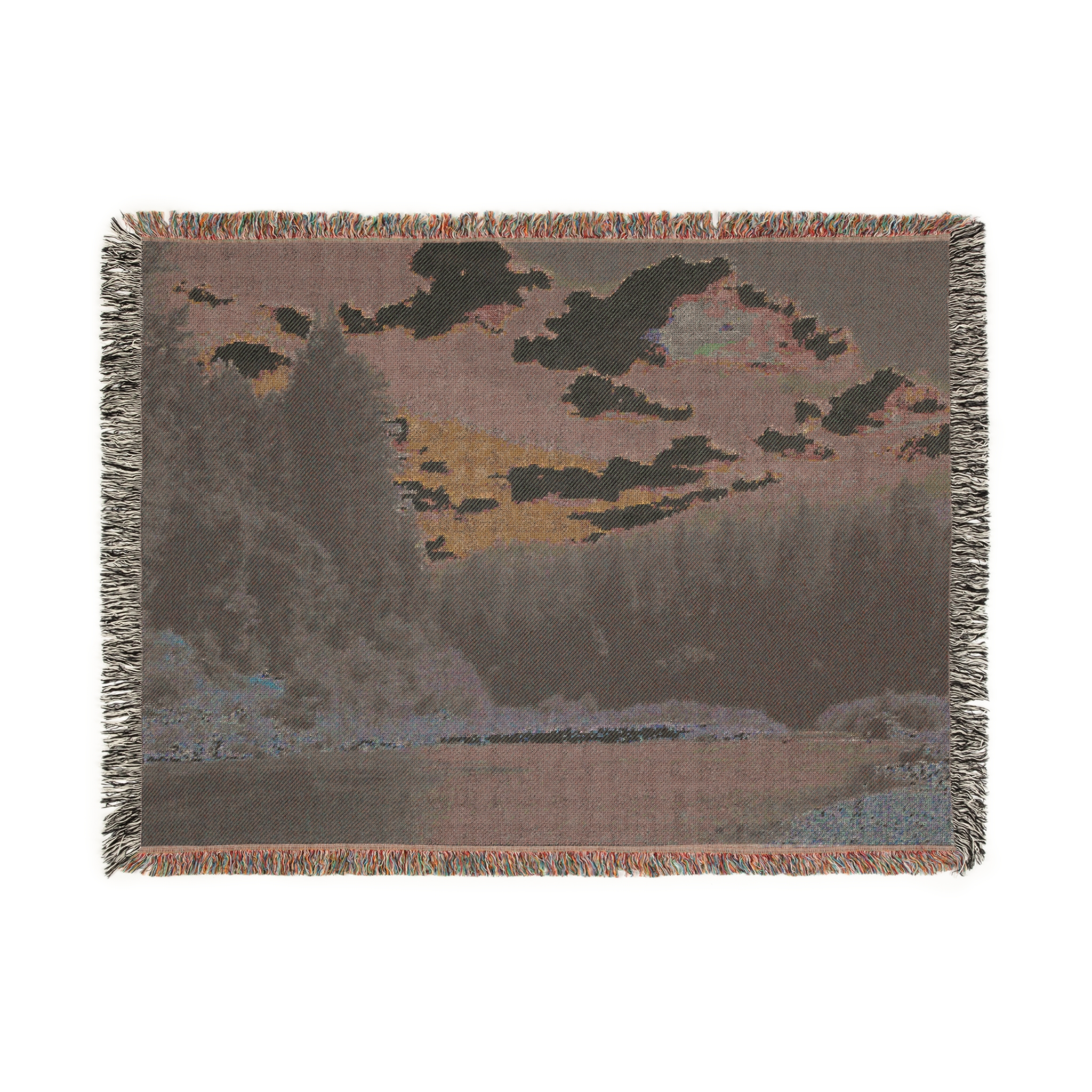 Woven Blanket - Richardson Grove Humboldt County California Redwoods - Personalizable - Image 2