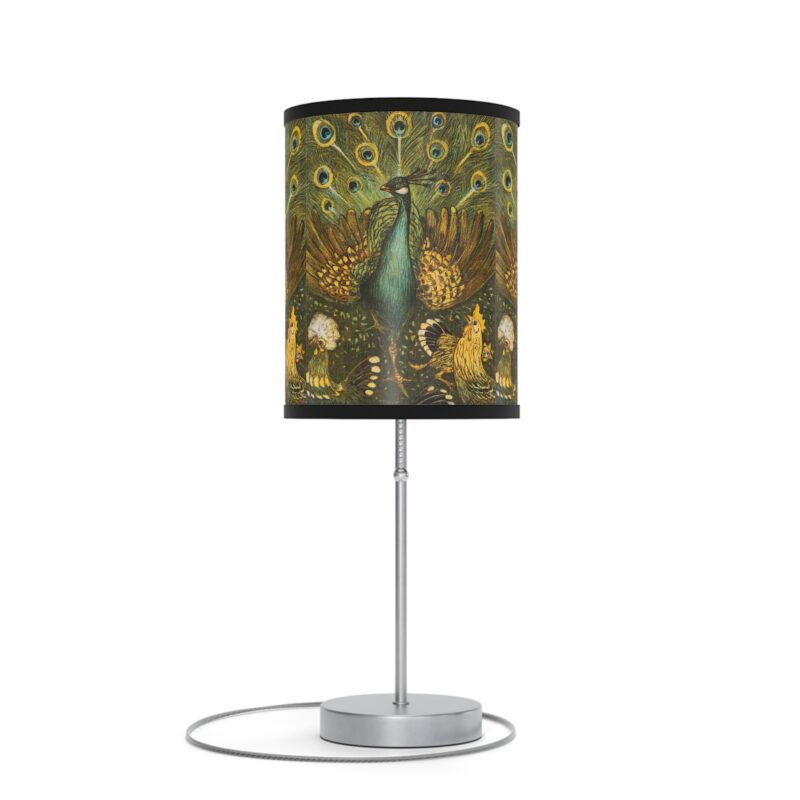 Lamp on a Stand, US|CA plug Pauw met kippen, Theo van Hoytema