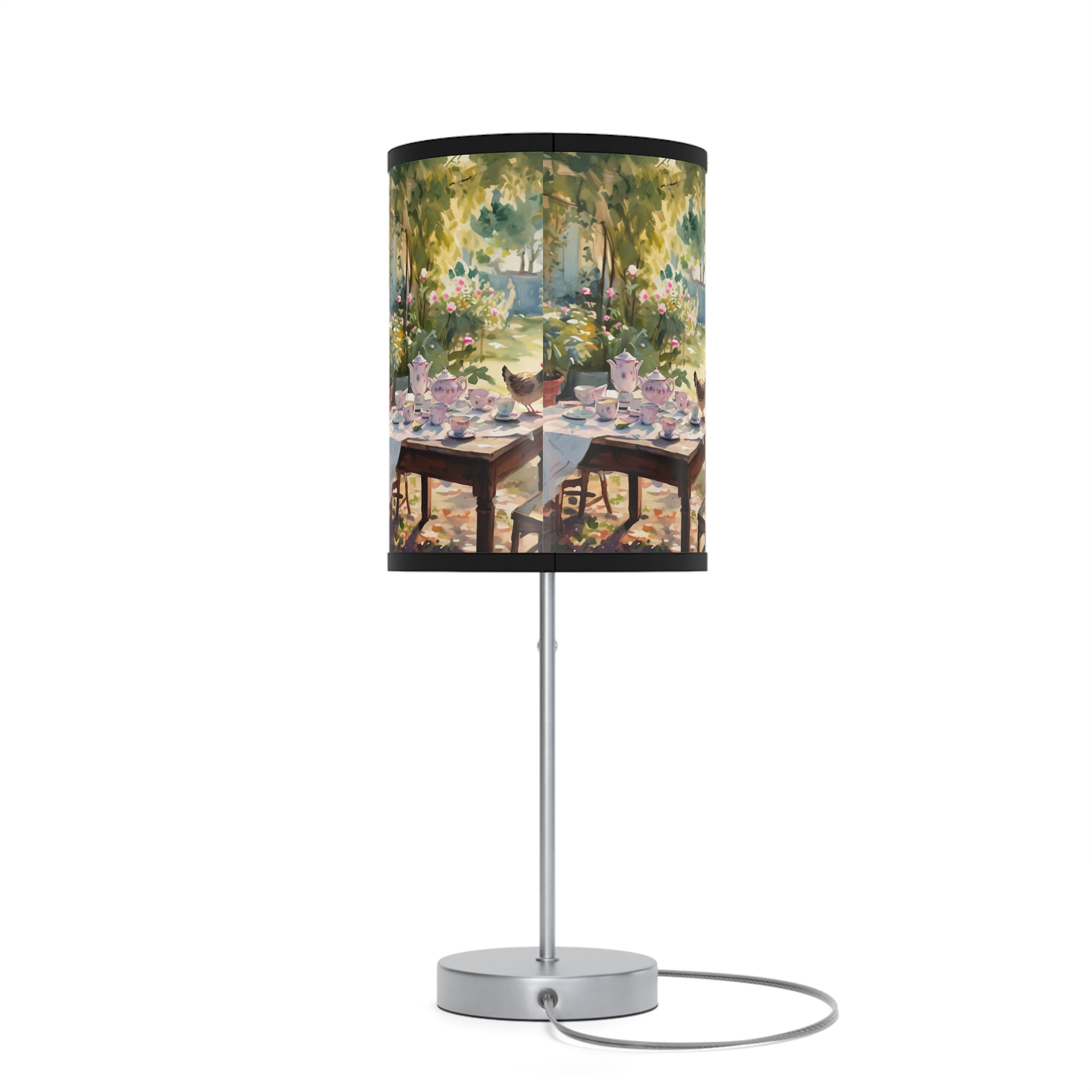 Lamp on a Stand, US|CA plug French Garden Tea Party and Window Design - Image 2