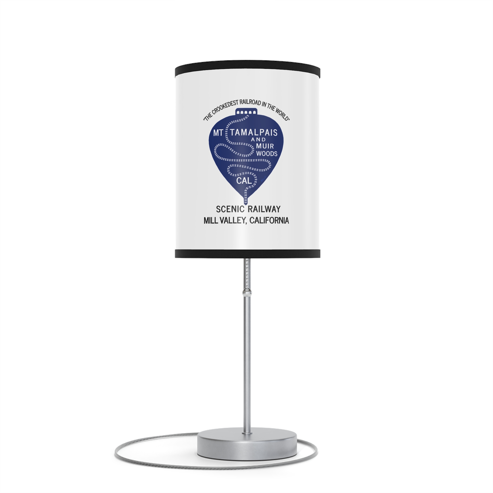 Lamp on a Stand, US|CA plug Mt Tamalpais Railroad