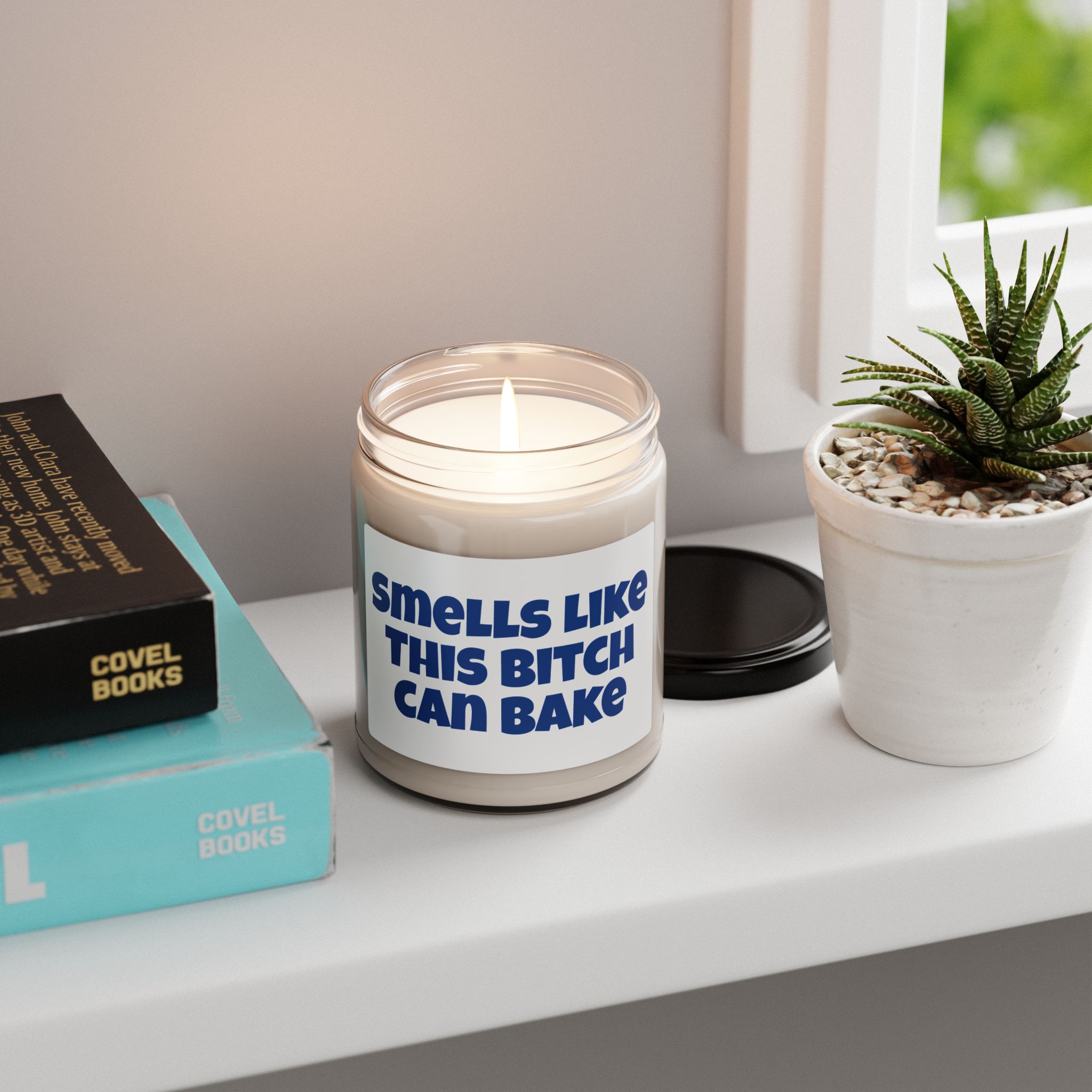 Scented Soy Candle, 9oz Smells Like This Bitch Can Bake - Image 8