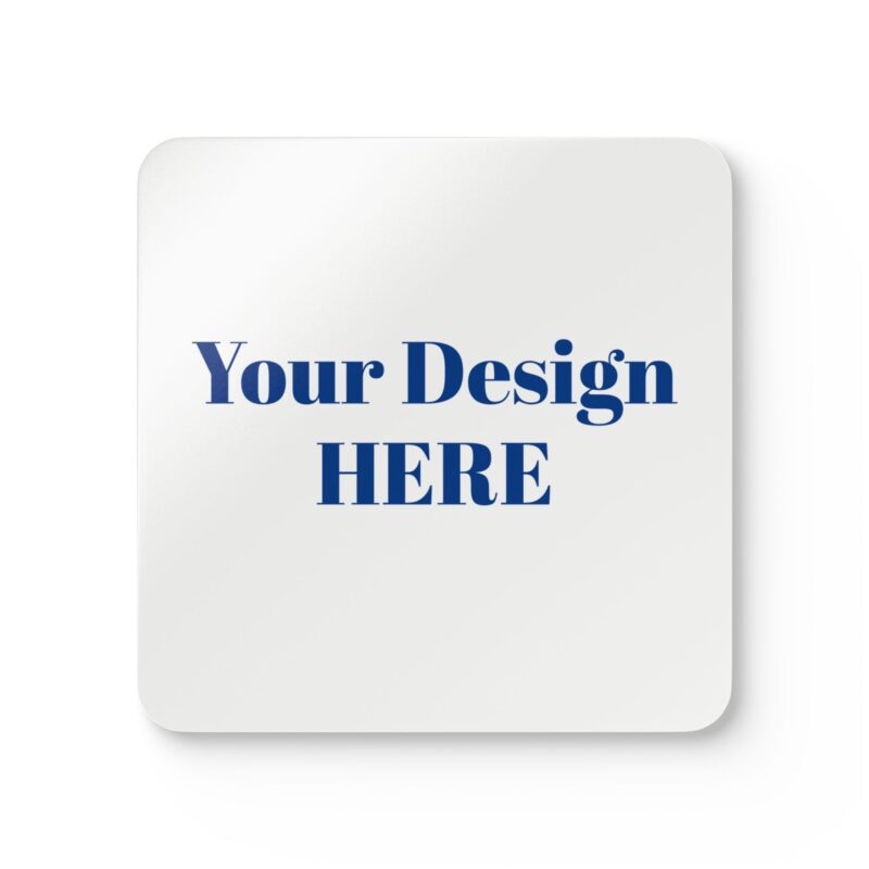 Corkwood Coaster (Set of 4) Personalize Your Design Here (Customize) - Made un USA