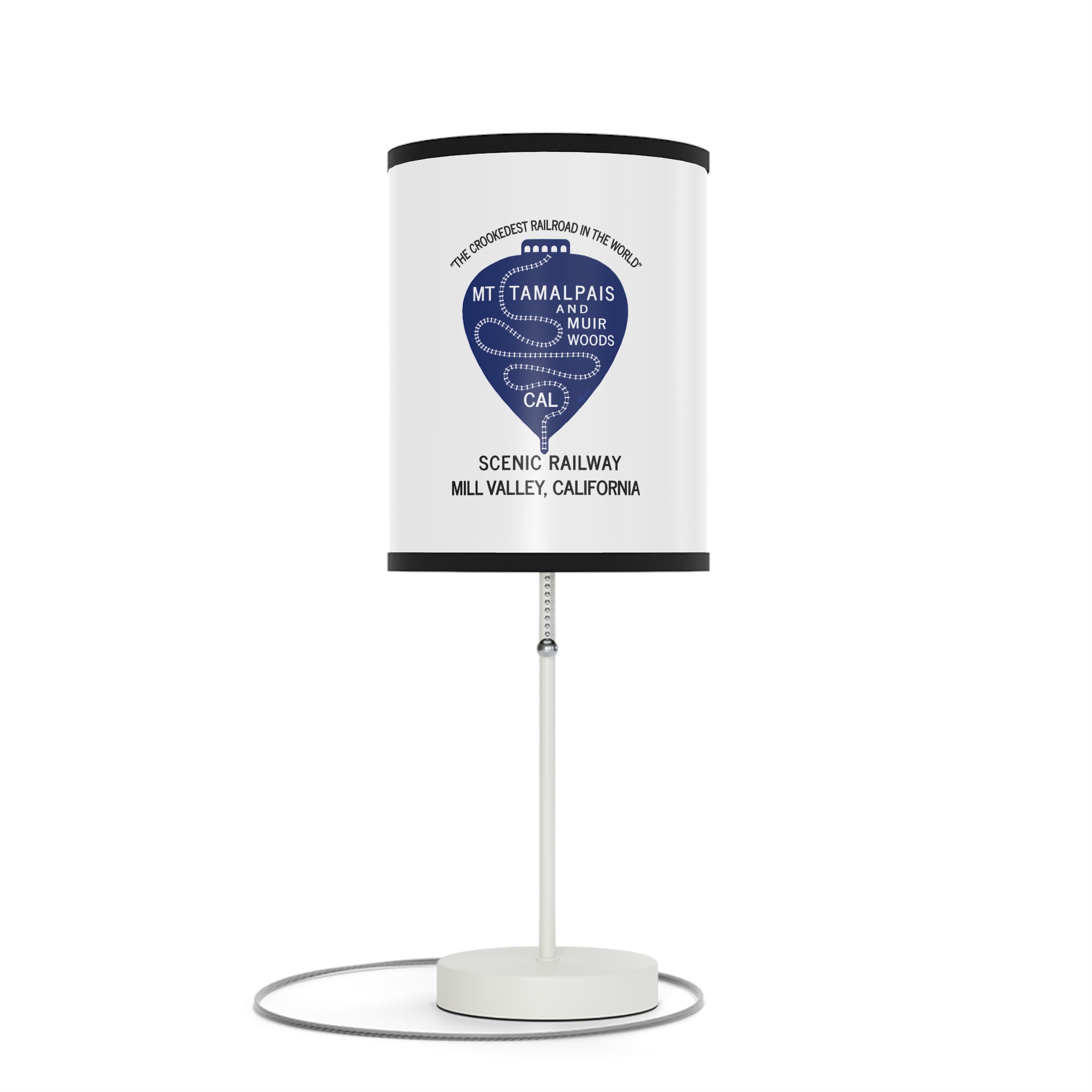 Lamp on a Stand, US|CA plug Mt Tamalpais Railroad - Image 5