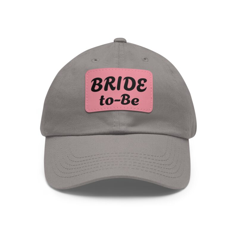 Dad Hat Faux Leather Patch Bride-to-Be (Select Colors)