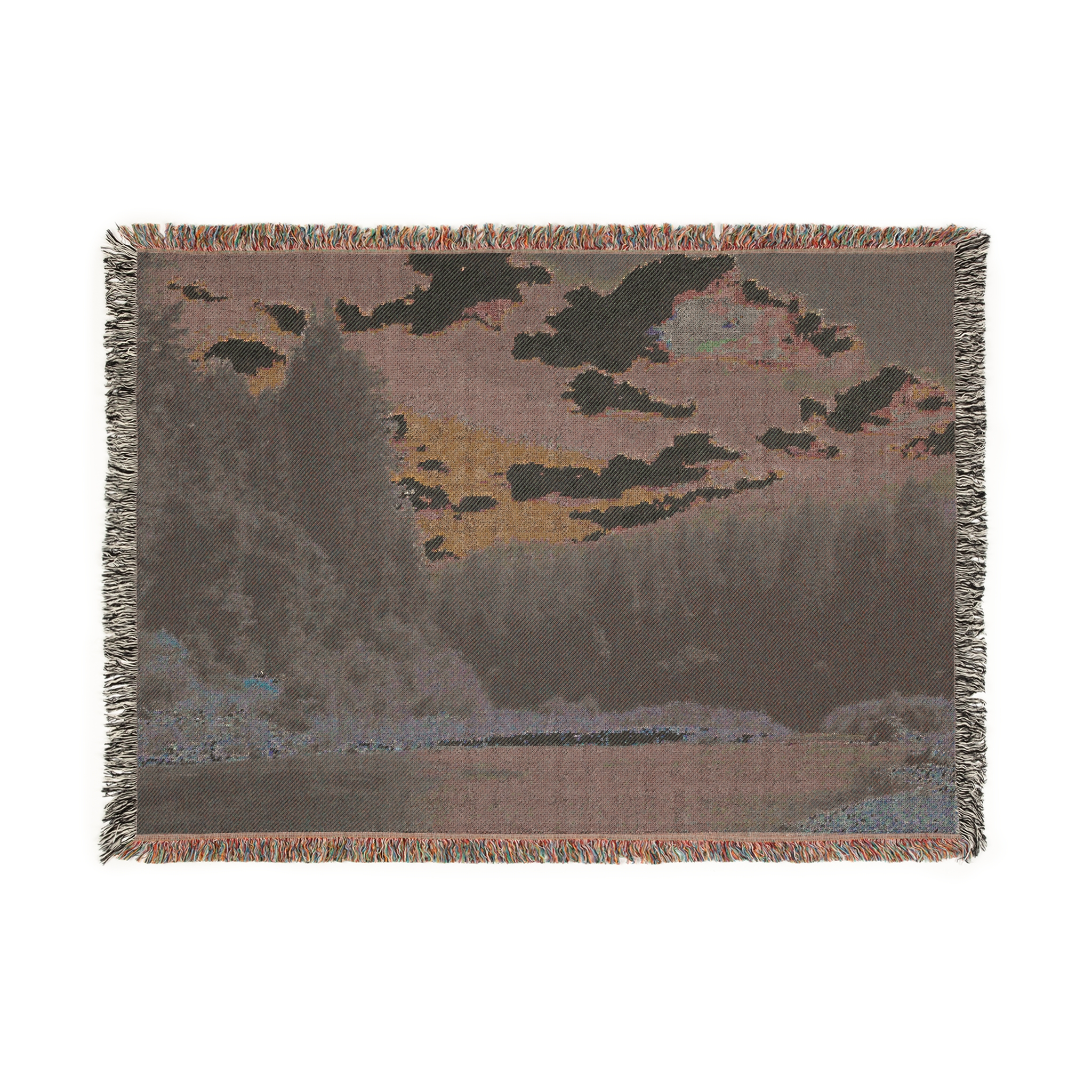 Woven Blanket - Richardson Grove Humboldt County California Redwoods - Personalizable - Image 4