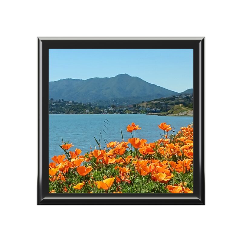 Jewelry Box – Mt Tamalpais California Poppies – Made in USA