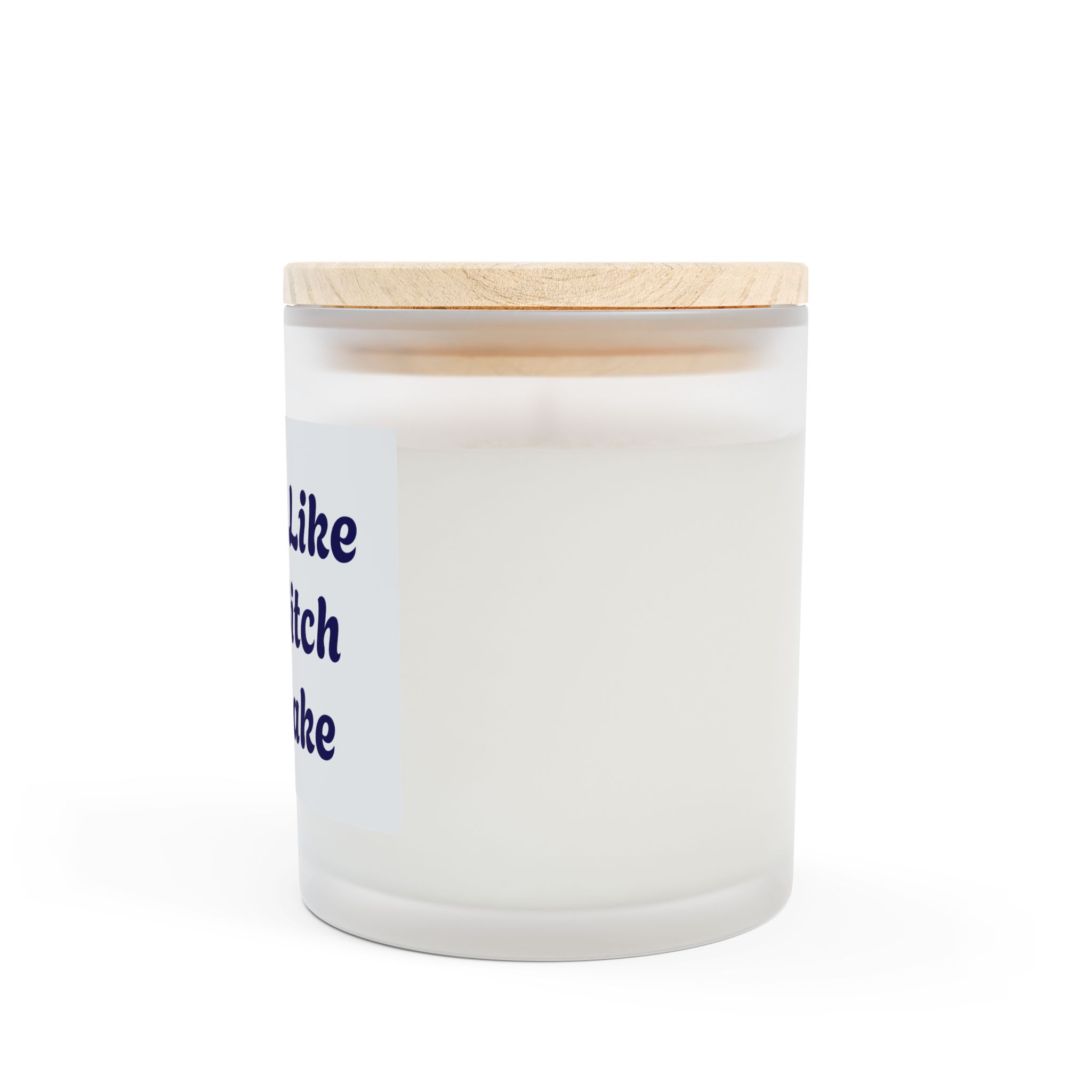 Frosted Glass Candle, 11oz Smells Like This Bitch Can Bake Design - Image 7