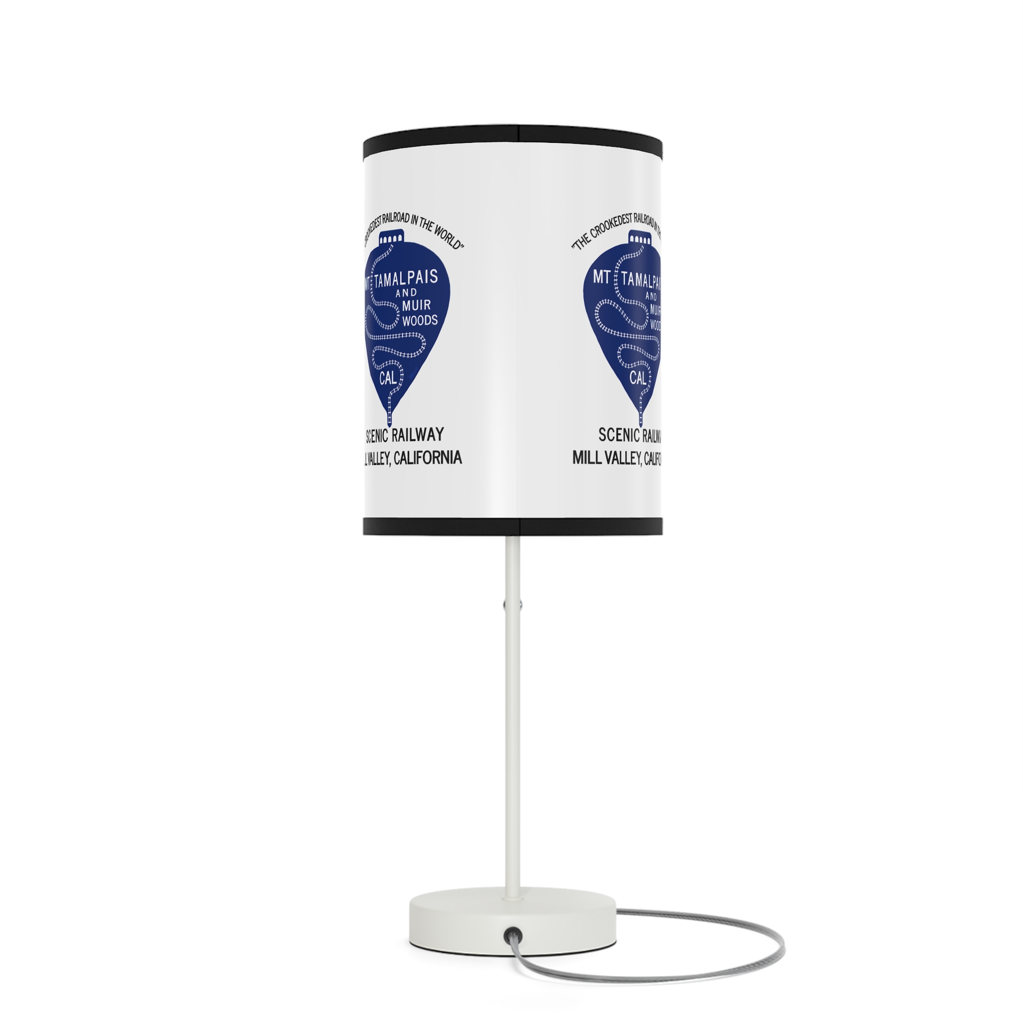 Lamp on a Stand, US|CA plug Mt Tamalpais Railroad - Image 6