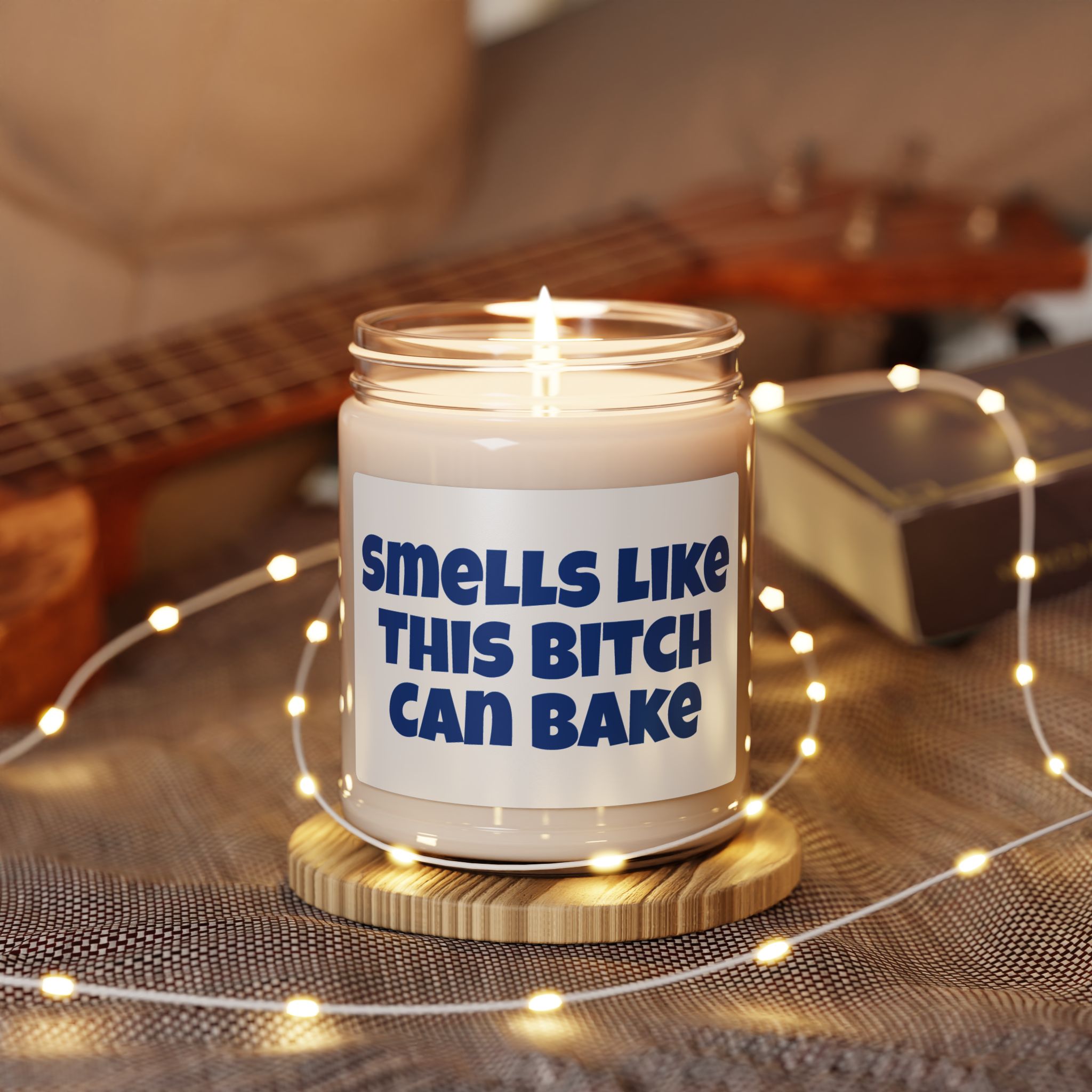 Scented Soy Candle, 9oz Smells Like This Bitch Can Bake - Image 11
