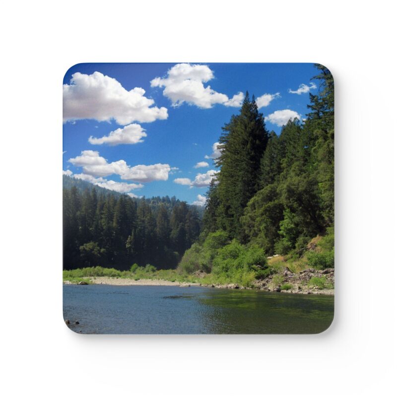 Corkwood Coasters (Set of 4) Richardson Grove California Humboldt County California