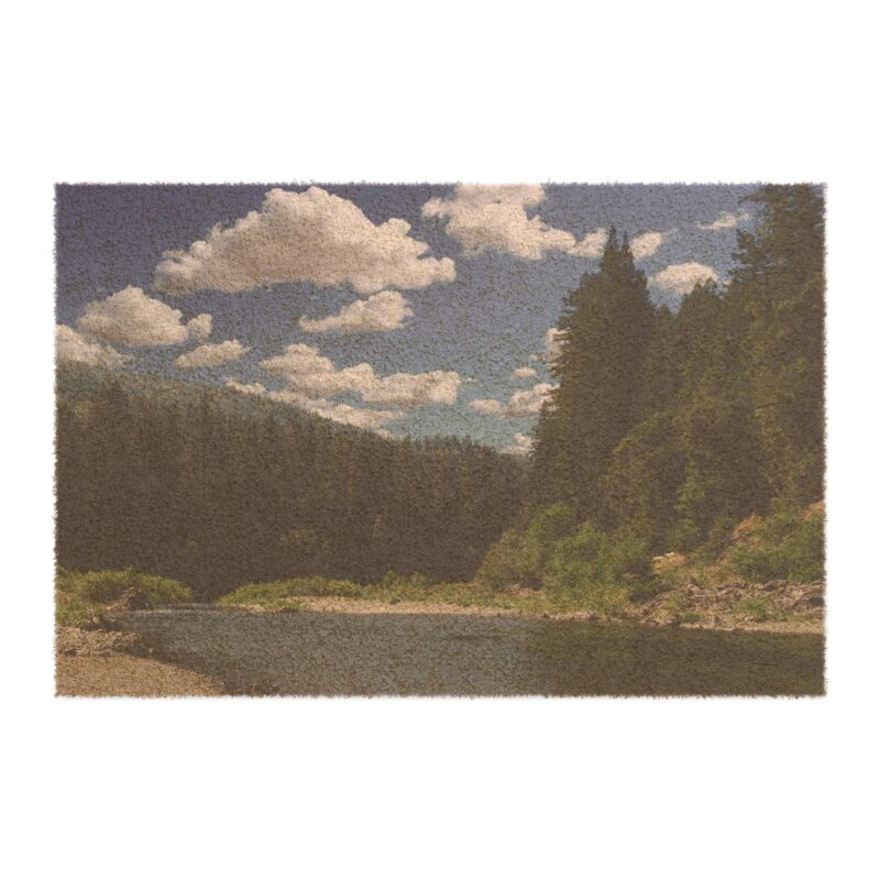 Echo Friendly - California Redwoods Humboldt County Outdoor Doormat - Welcome Mat - Nature Lovers Gift