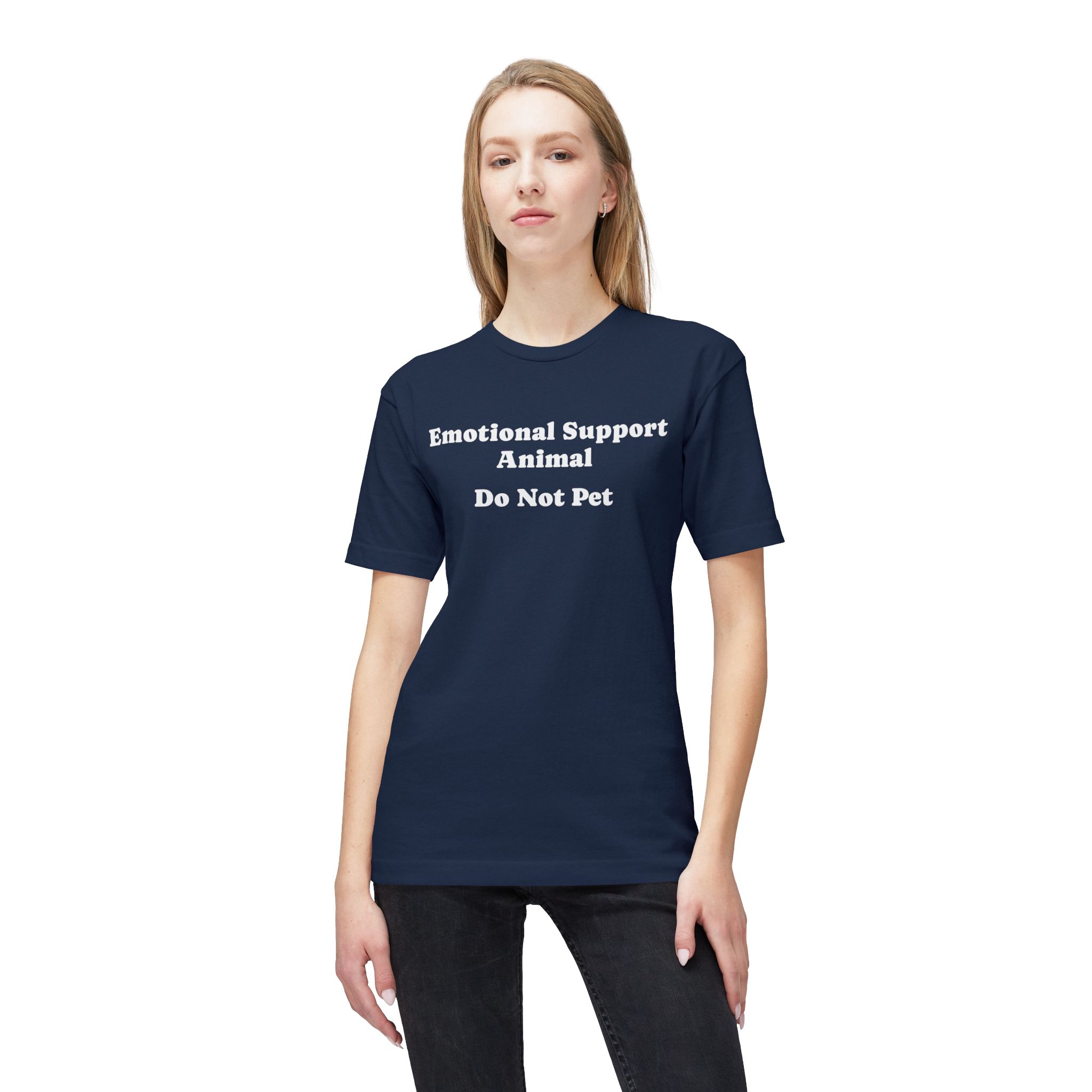 Emotional Support Animal Do Not Pet Design T-Shirt, Comfortable Unisex Tee for Self-Care, Perfect Gift for Mental Wellness - Select color - Made in USA - Image 5