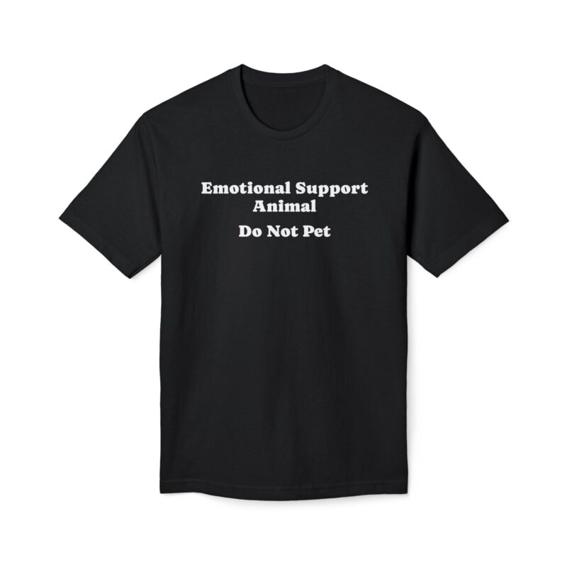 Emotional Support Animal Do Not Pet Design T-Shirt, Comfortable Unisex Tee for Self-Care, Perfect Gift for Mental Wellness - Select color - Made in USA