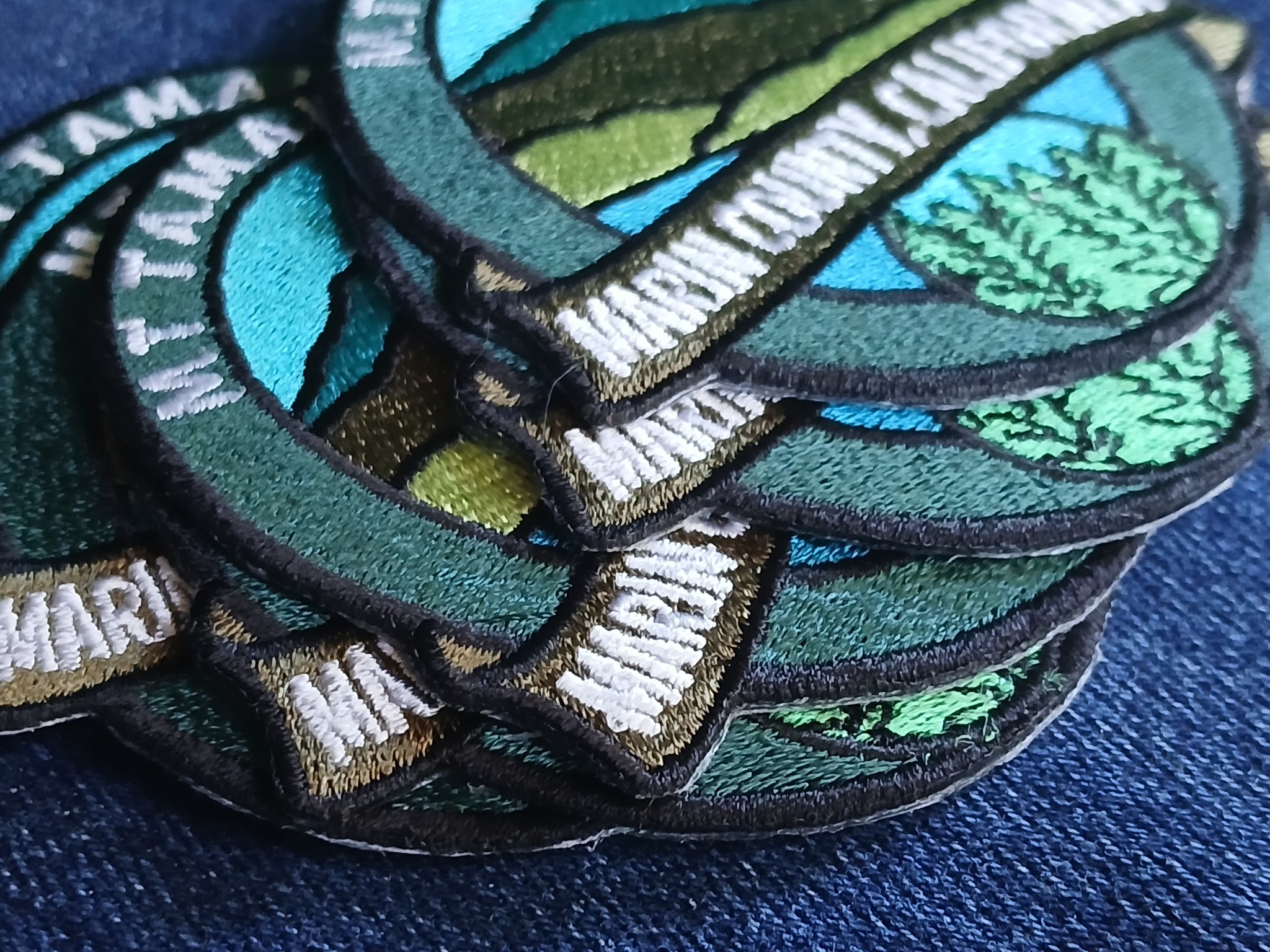 250 pack Product - Embroidered Iron-on / Sew-on Patch - Mt Tamalpais Marin County California Oval Souvenir Design - Made in USA - Image 4