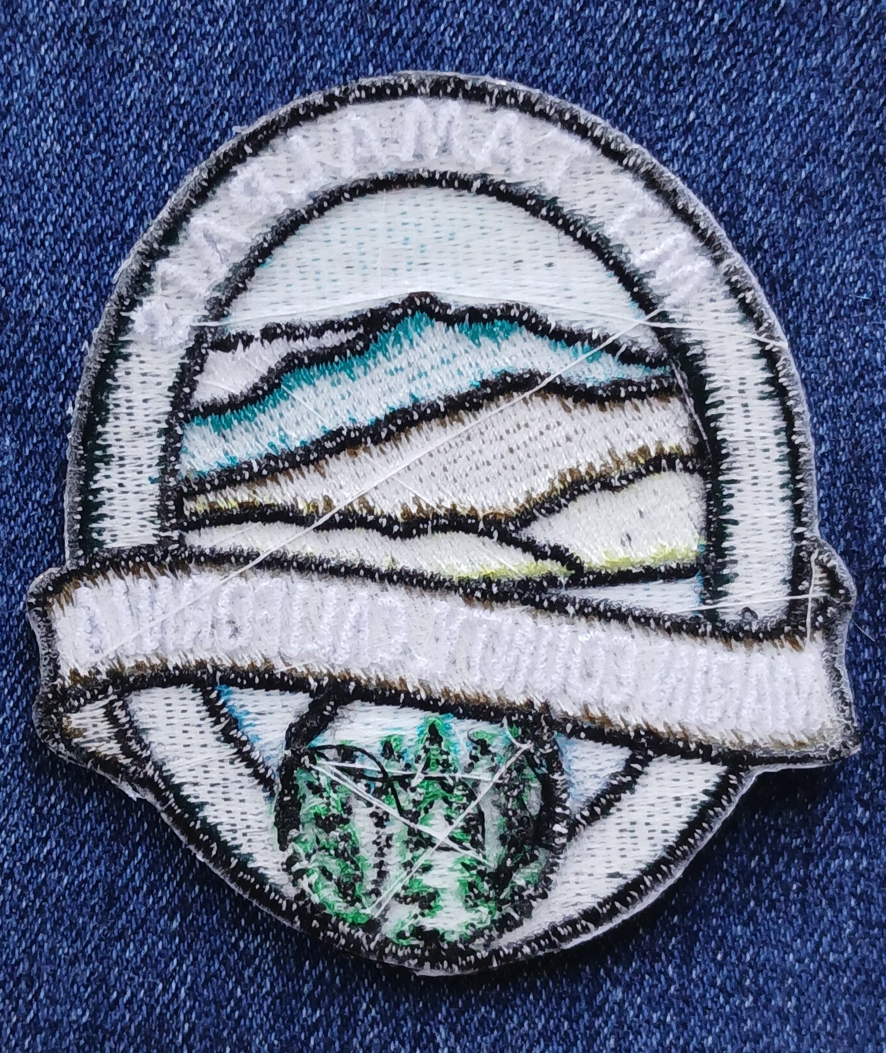 250 pack Product - Embroidered Iron-on / Sew-on Patch - Mt Tamalpais Marin County California Oval Souvenir Design - Made in USA - Image 7