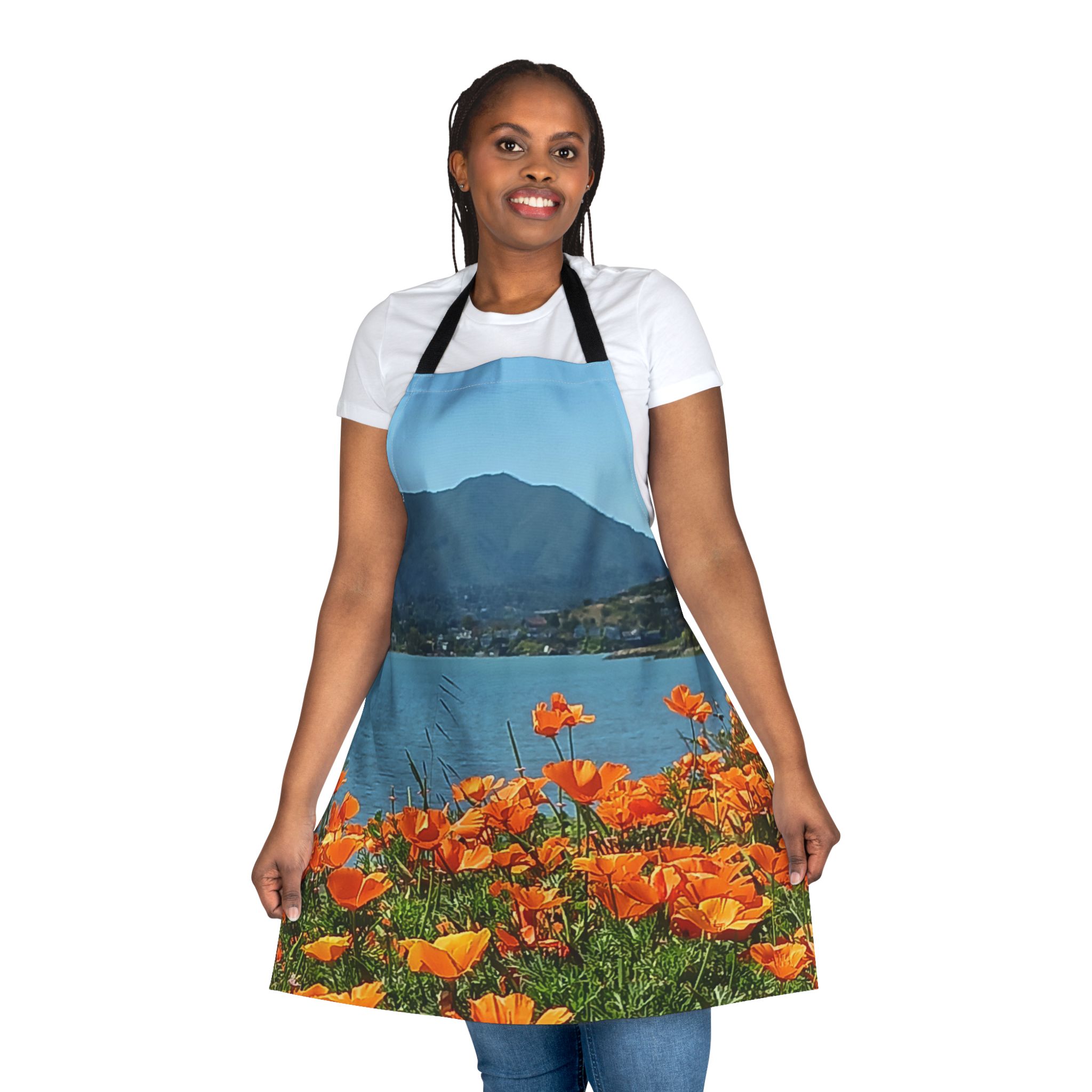 Apron - California Poppies - Made in USA - PFY