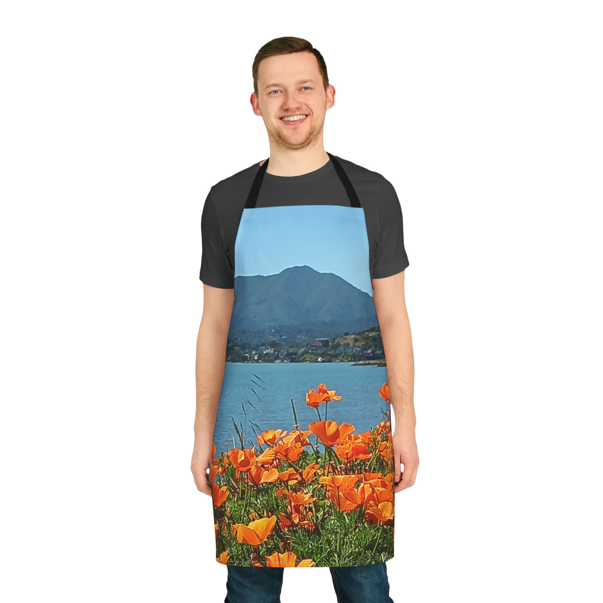 Apron - California Poppies - Made in USA - PFY - Image 3