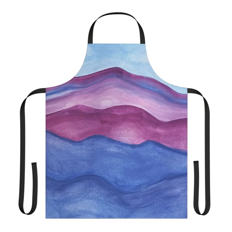 Apron - Purple Mountains Majesty Painting (print) - Made in USA - PFY
