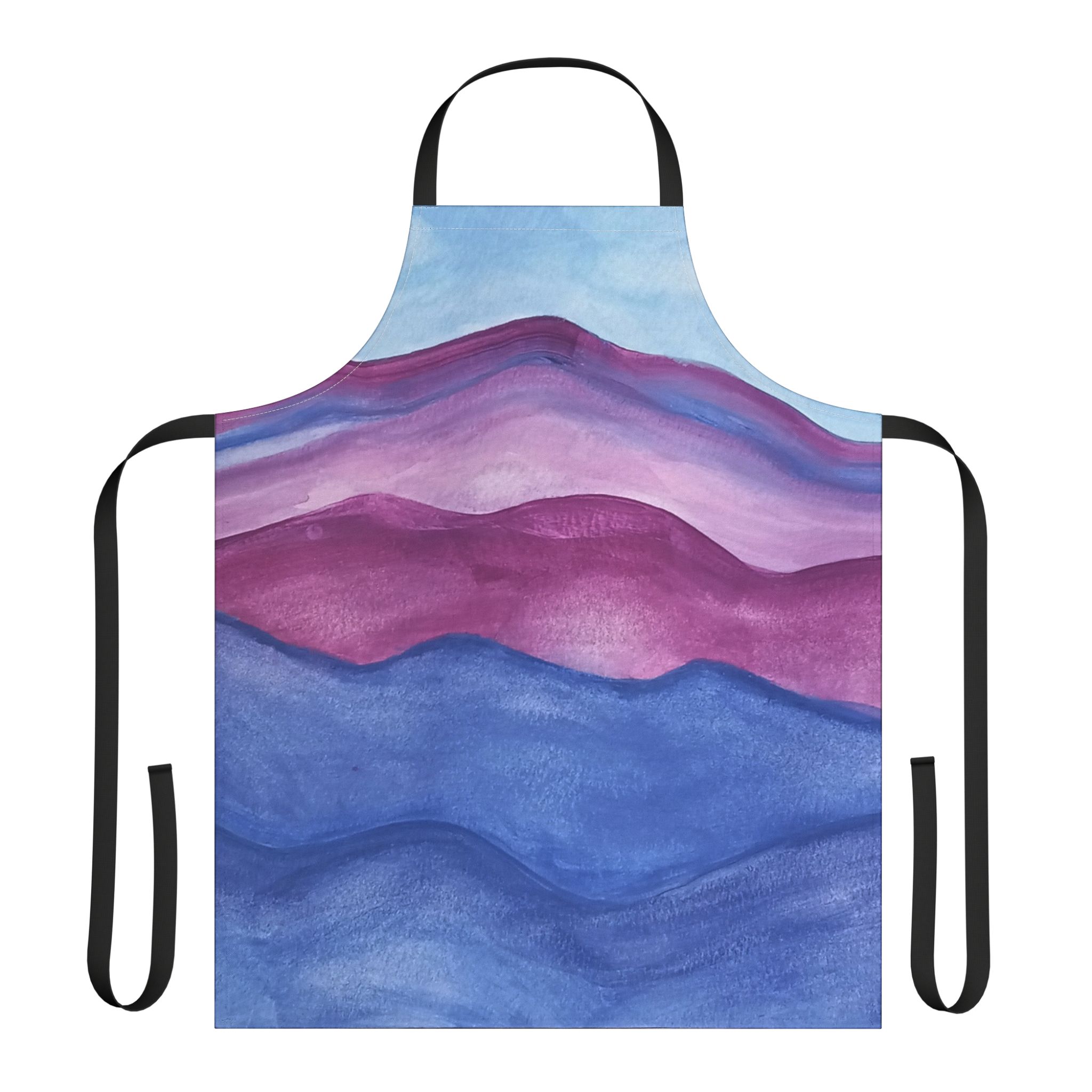 Apron - Purple Mountains Majesty Painting (print) - Made in USA - PFY