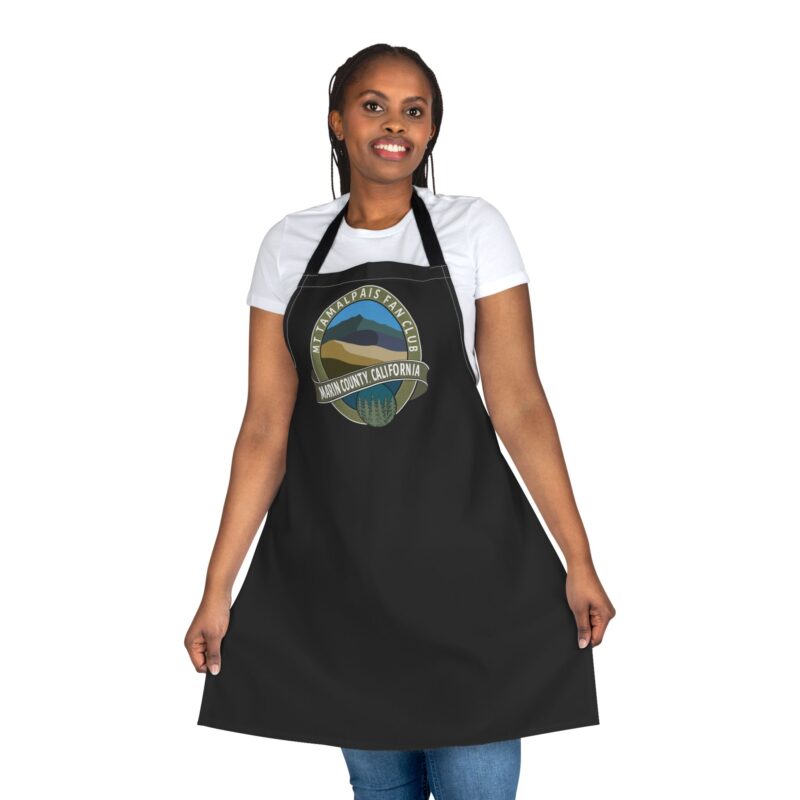 Apron - Oval Mt Tamalpais Fan Club Marin County California Souvenir Design - Made in USA - PFY