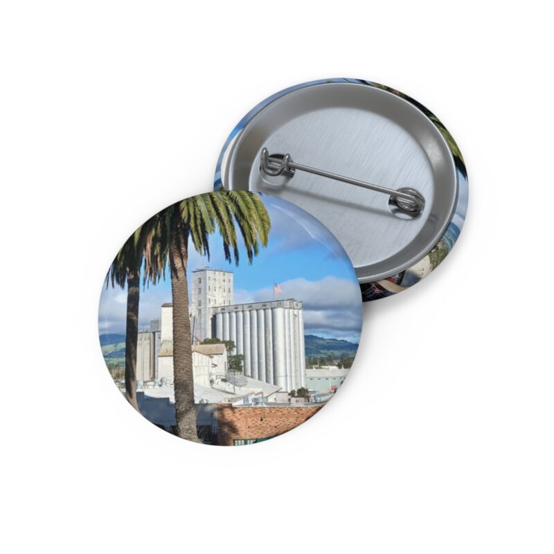 Petaluma Old Mill Tower - Pin - Button - 3 sizes