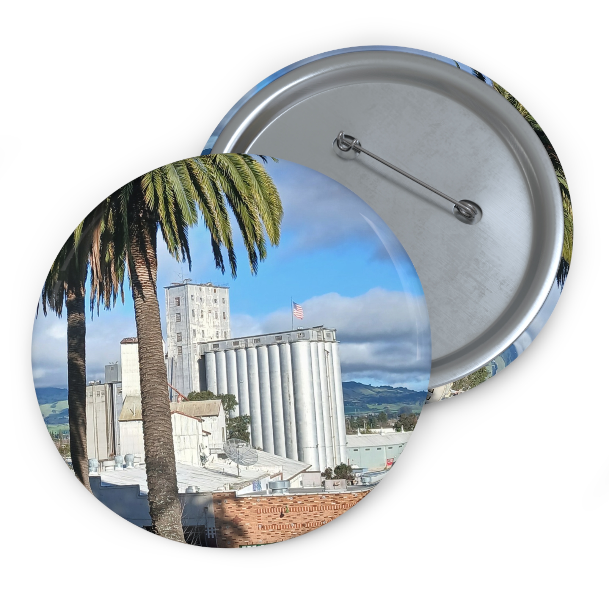 Petaluma Old Mill Tower - Pin - Button - 3 sizes - Image 5